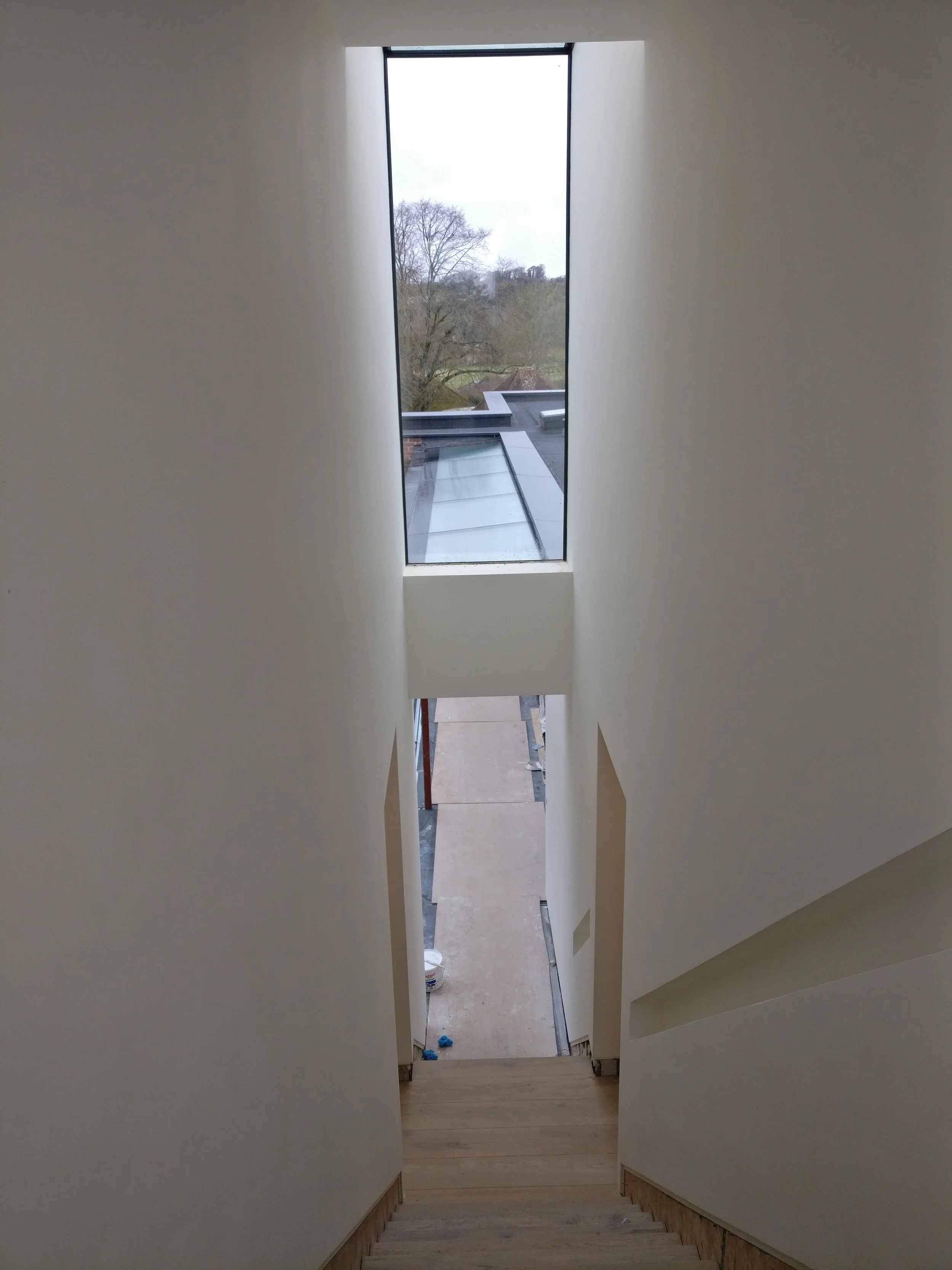 Paul Cashin Architects / Woodcote House, Upham, Near Winchester, Hampshire Progressing on Site