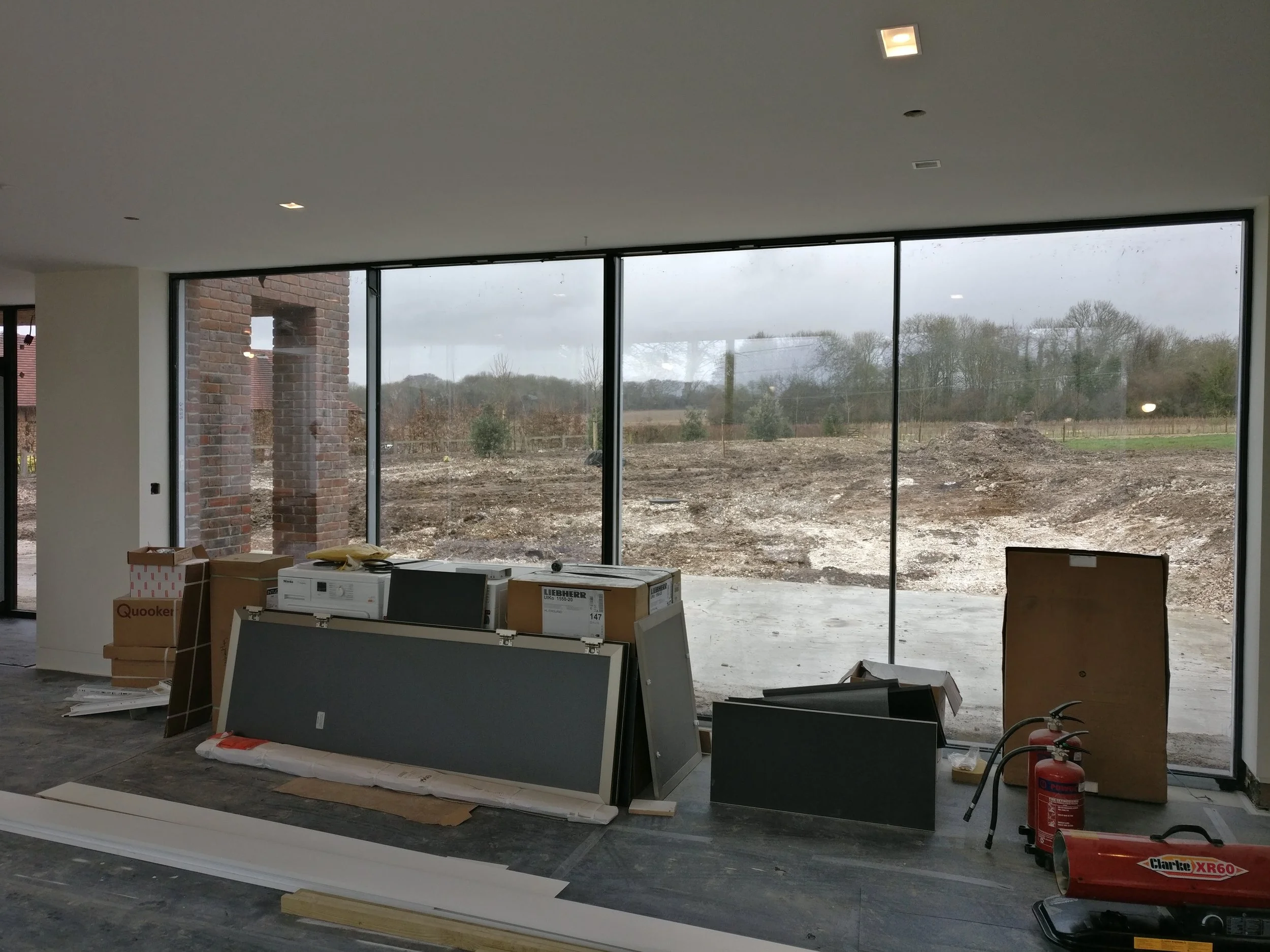 Paul Cashin Architects / Woodcote House, Upham, Near Winchester, Hampshire Progressing on Site