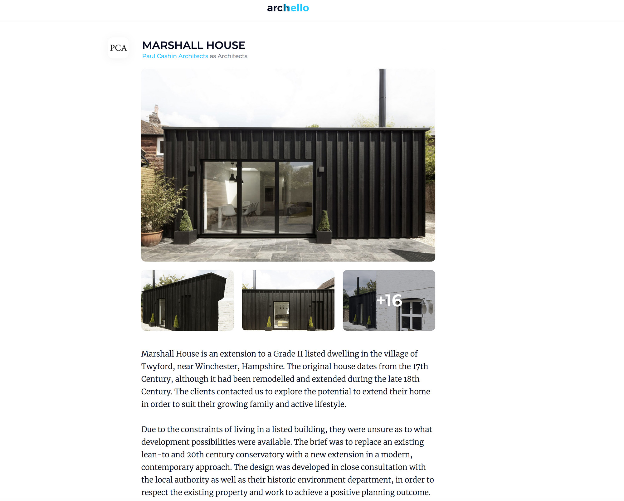 06.19 Marshall House featured on Archello