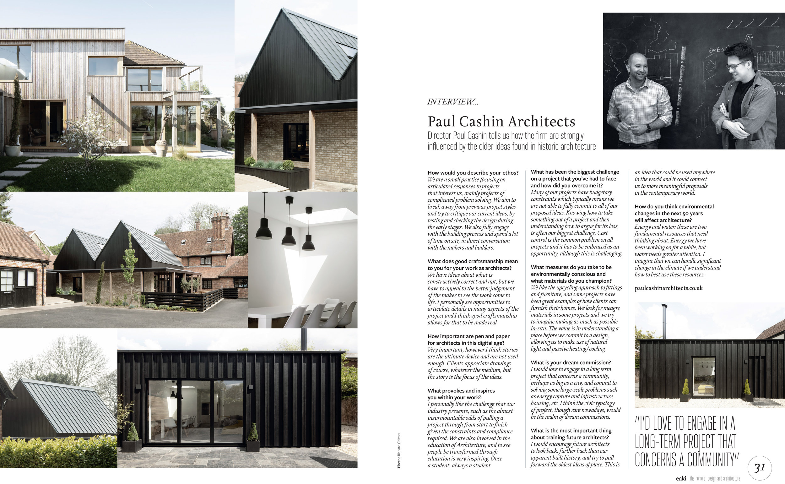 07.19 Paul Cashin Architects featured in Enki Magazine