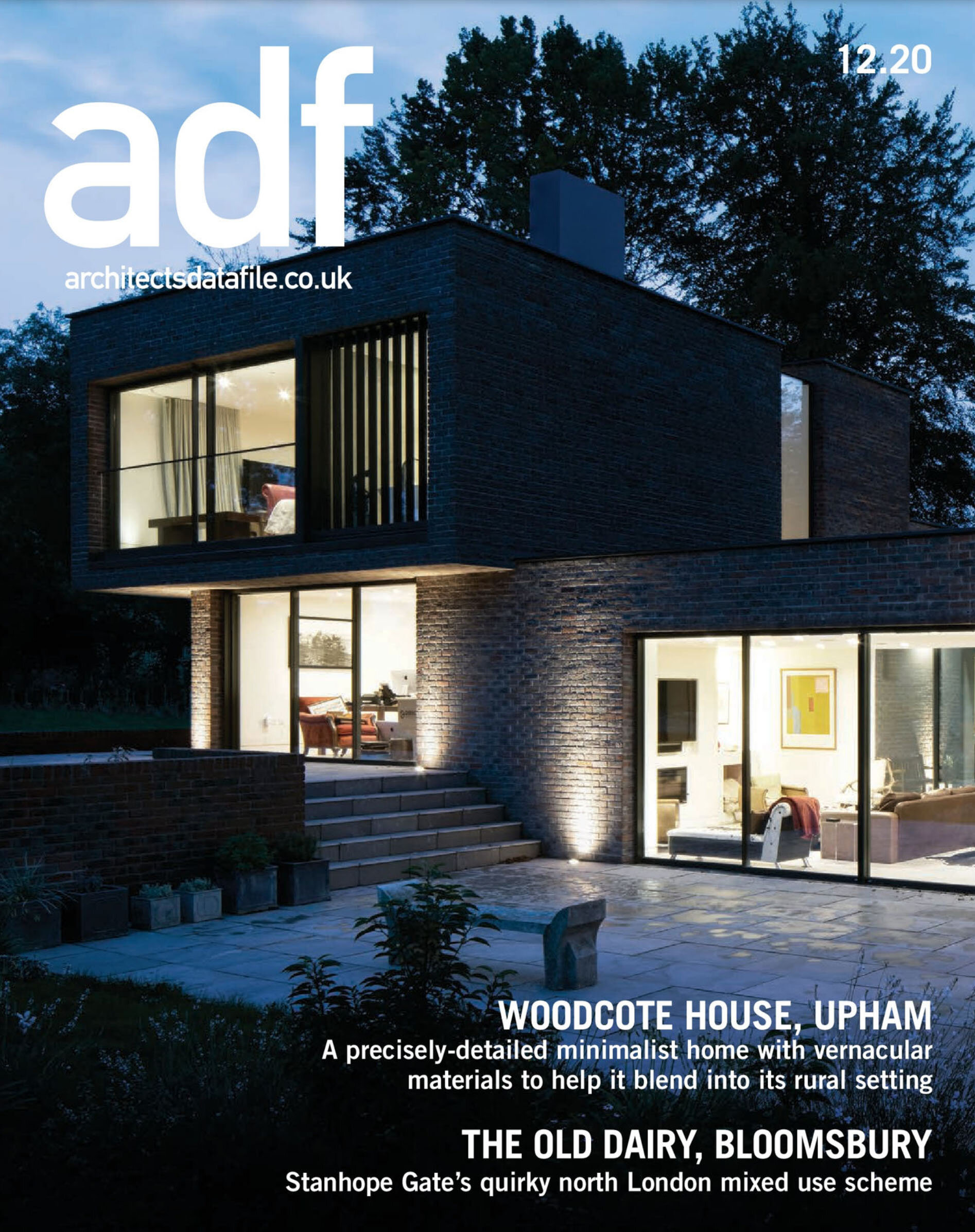 12.20 Woodcote House featured on the cover of ADF Magazine