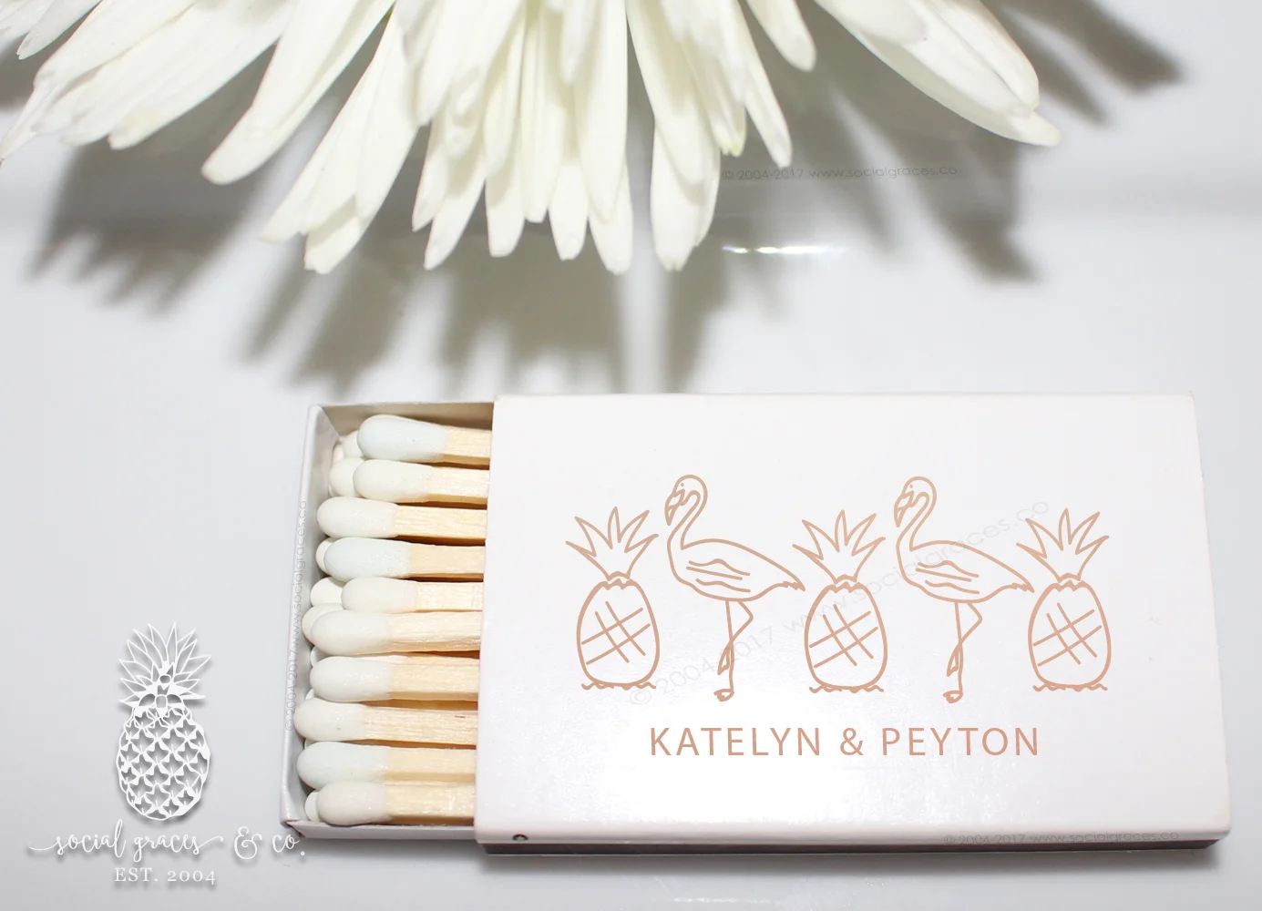 Pineapple Flamingo Party Favors