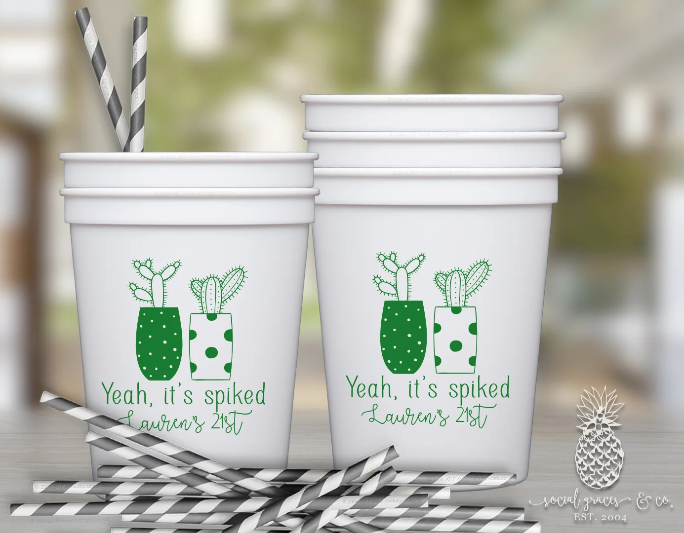 Cactus Party Cups