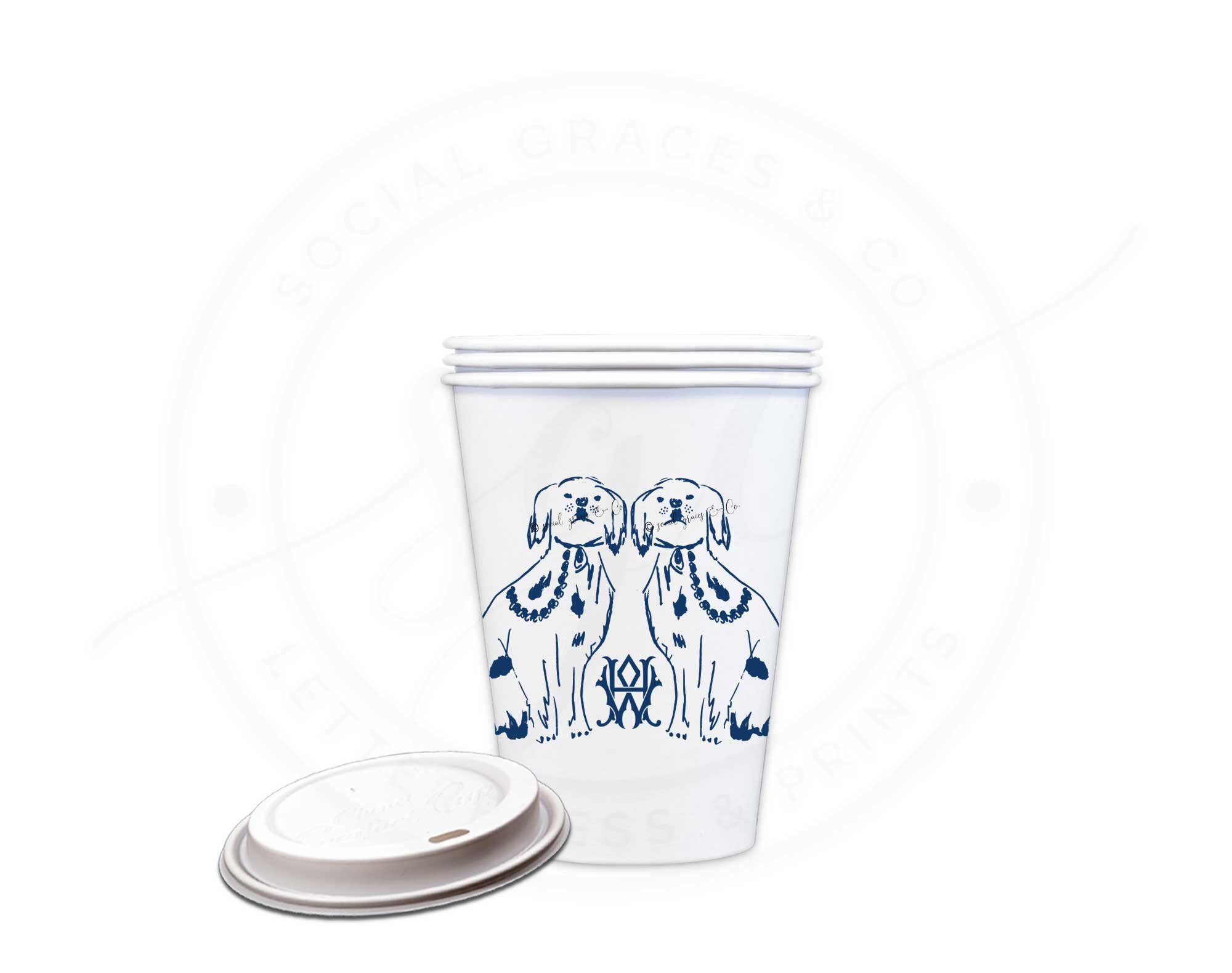 Foo Dog Paper Cups