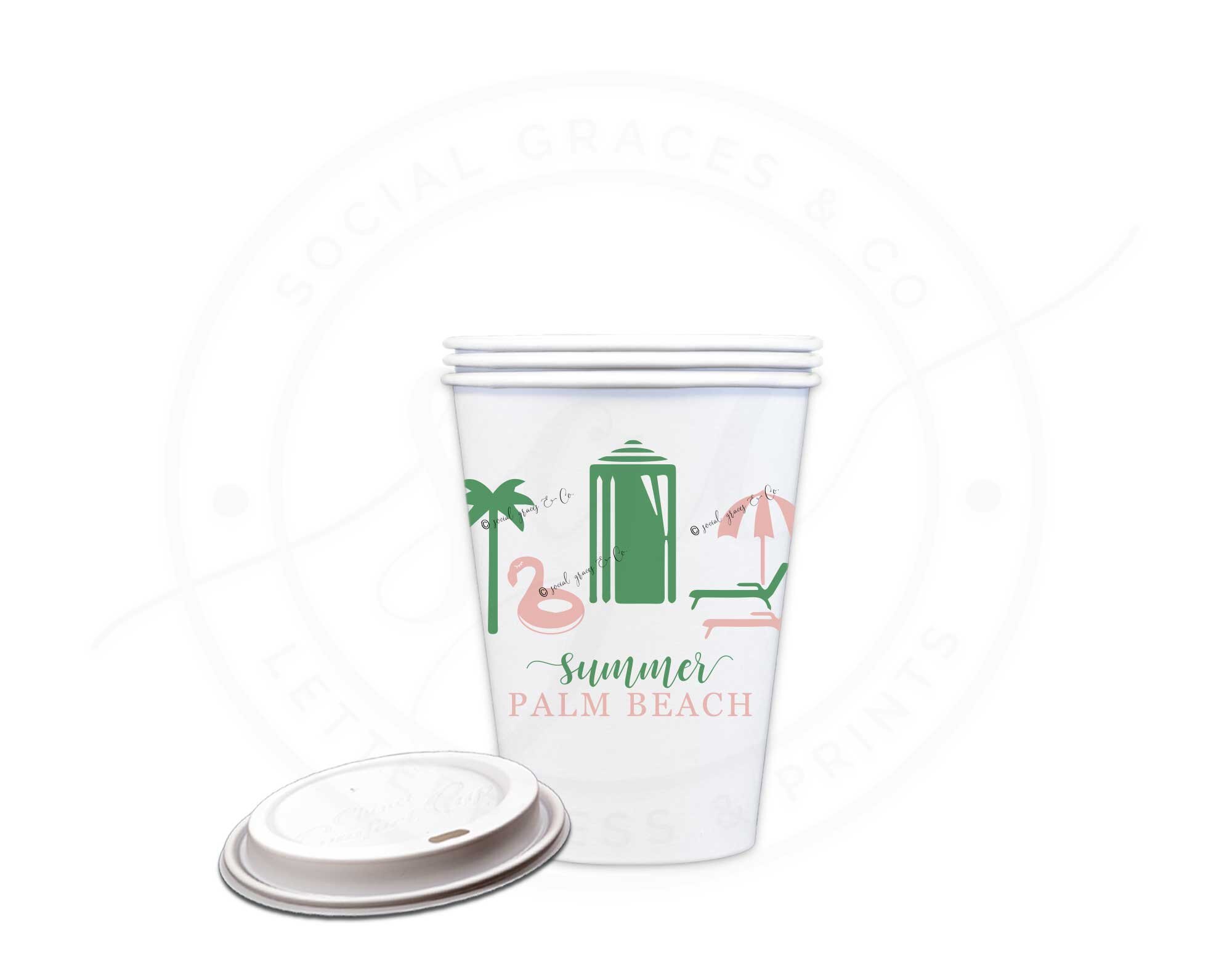 Palm Beach Paper Cups