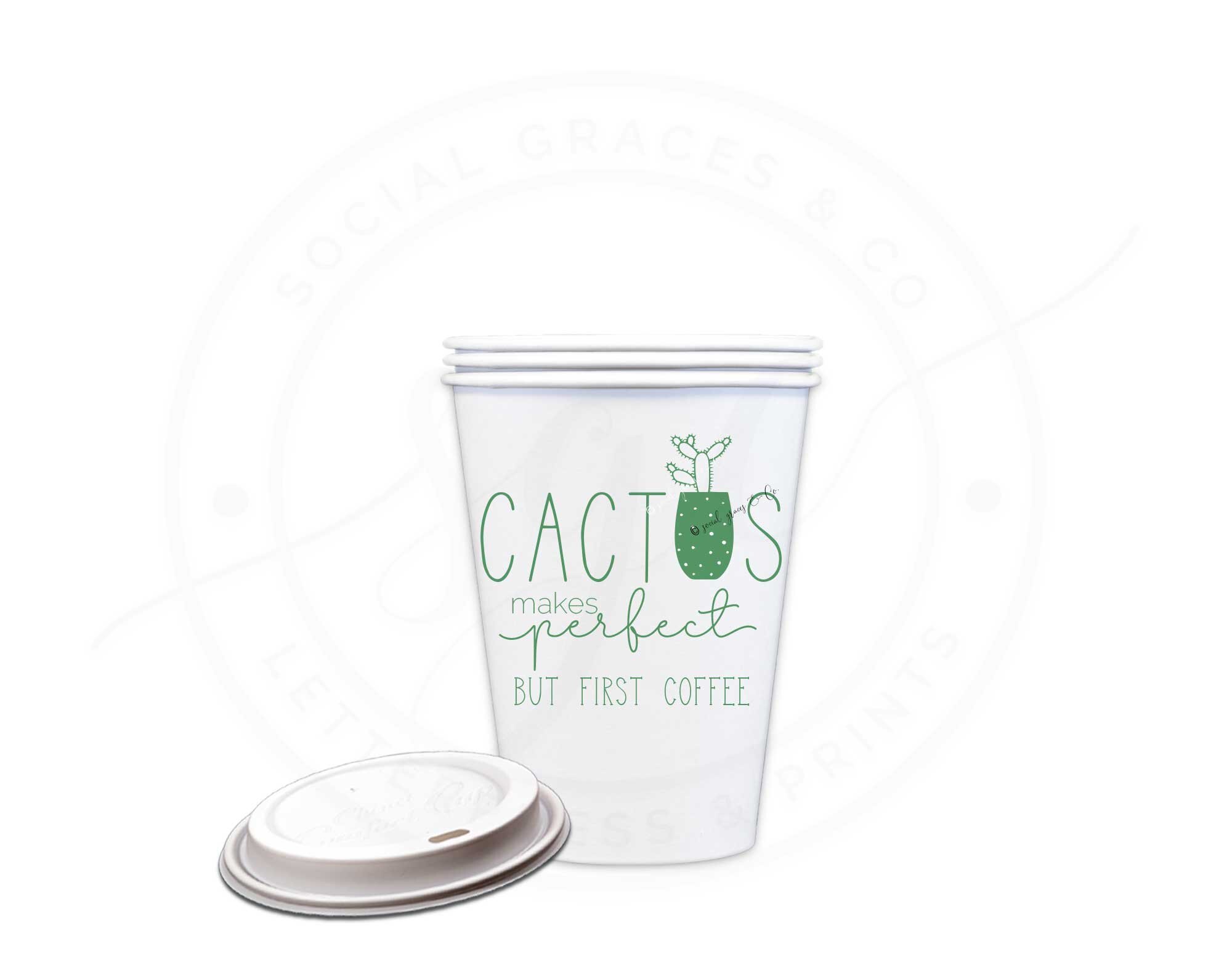 Cactus Paper Cups
