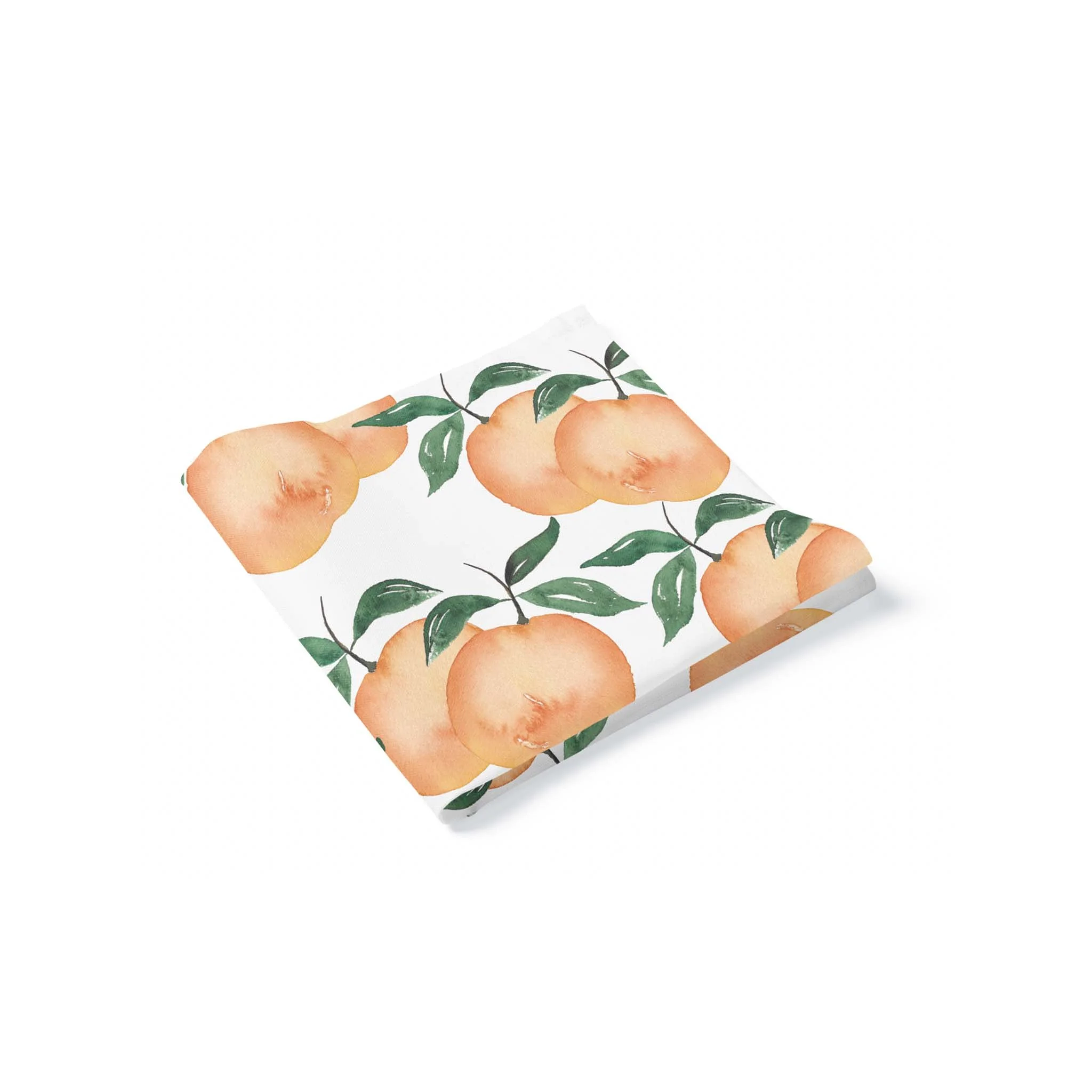 Watercolor Citrus Orange Hostess Towel