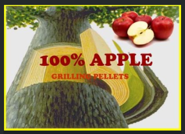 100% Apple: Remarkable, sweet flavour and superb smoking choice – perfect with pork