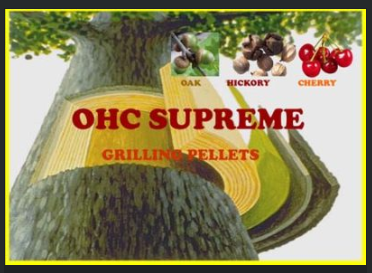Supreme Blend (Oak-Hickory-Cherry): Superb dual-purpose blend for cooking and smoking