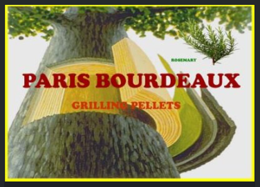 Paris Bourdeaux: Rosemary, Thyme & Basil Oak pellets with savoury Rosemary, Thyme, and Basil seasoning – a champion with poultry