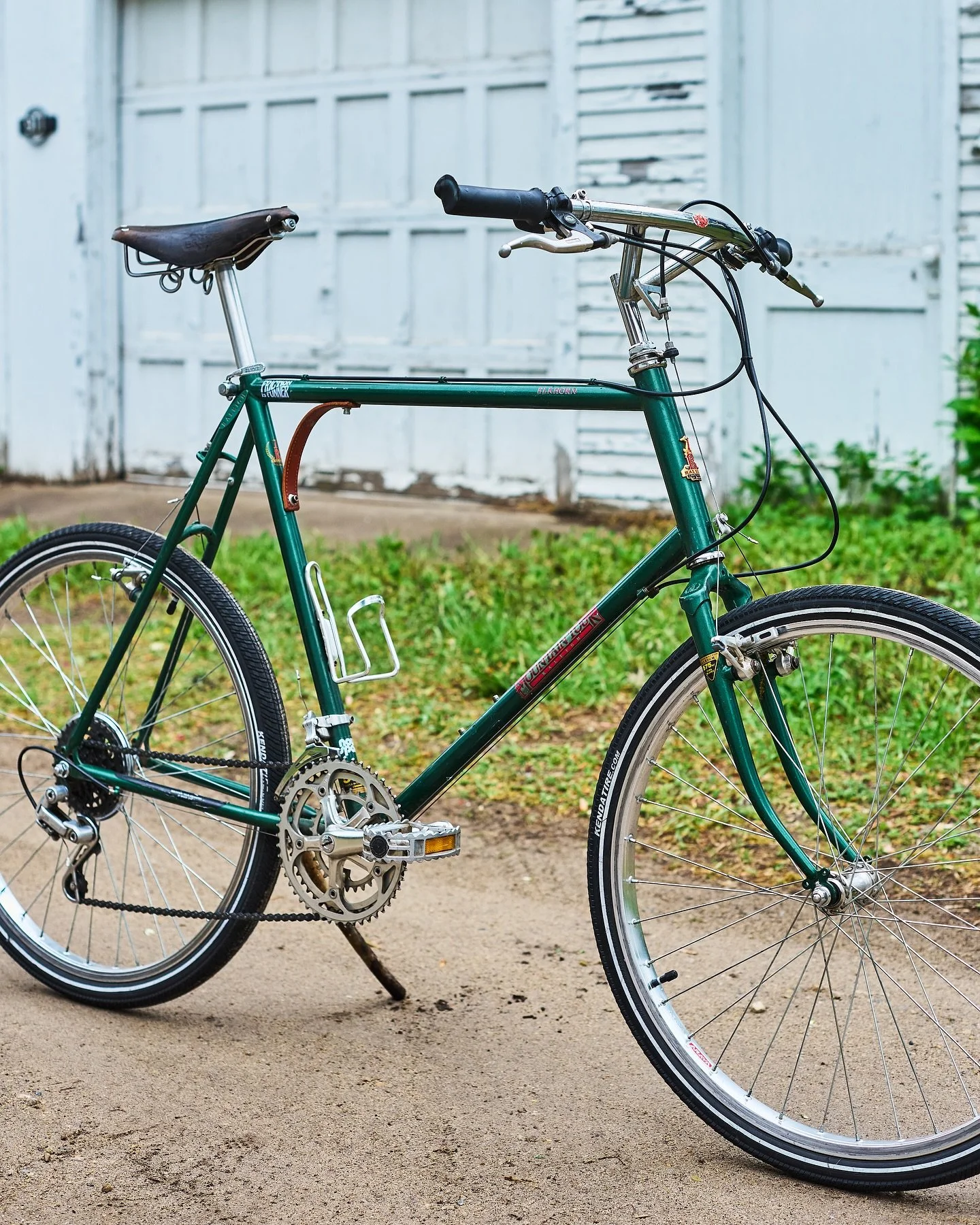 1984 Raleigh Elkhorn Mountain Tour

Did a tune up and tire swap on Max&rsquo;s Elk Horn Mountain tour. He&rsquo;s been using it to commute lately and needed some faster/skinnier tires. I sold this bike to Max last year, and sometimes I really wish I 