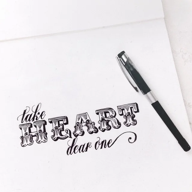 Alana Yarbrough handtype take heart