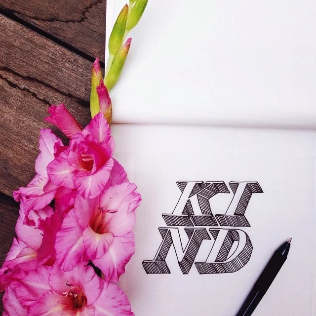 Alana Yarbrough hand typography kind