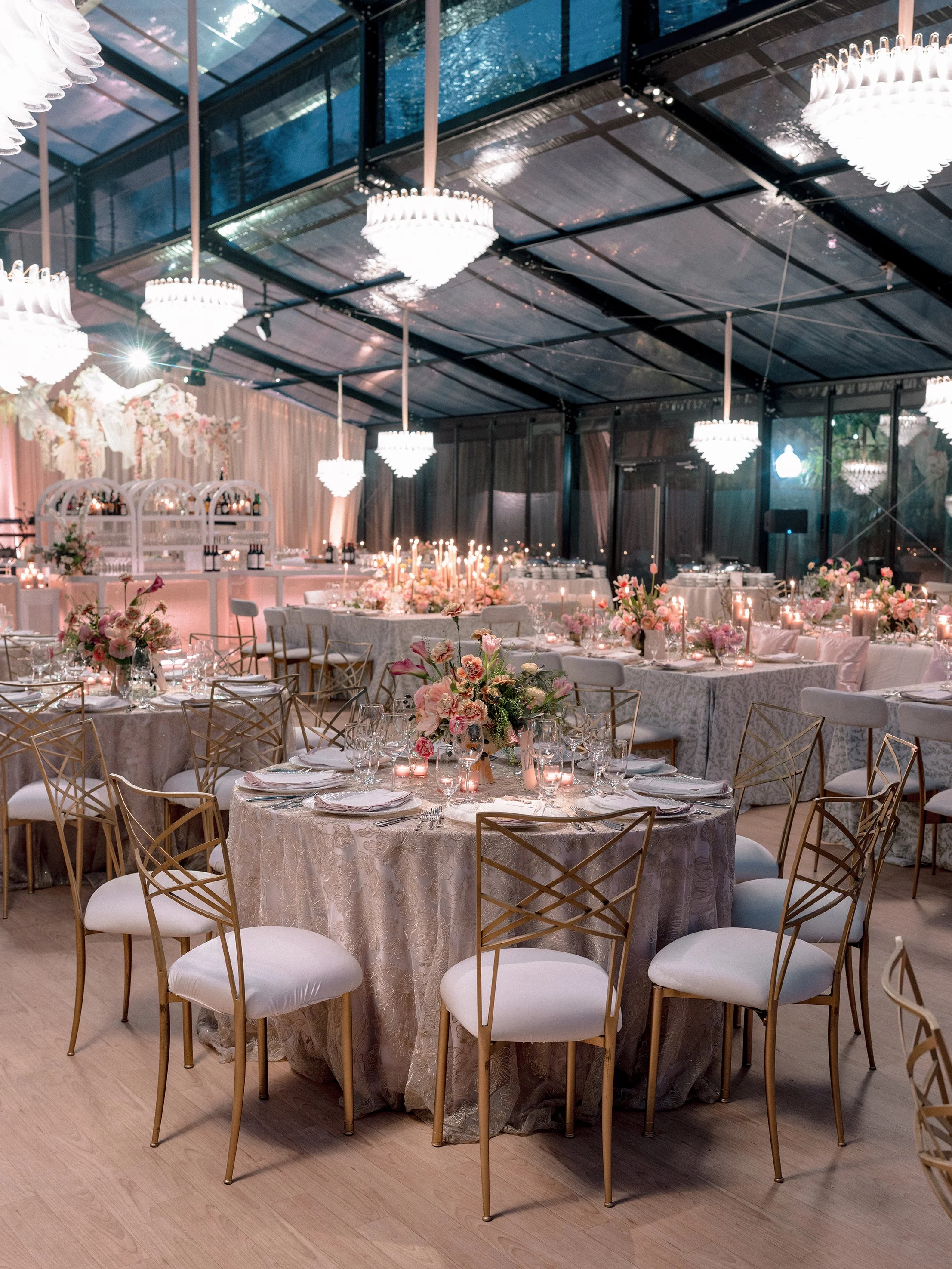Luxury Destination Wedding Planning for a Reception at Ocean Club, A Four Seasons Resort