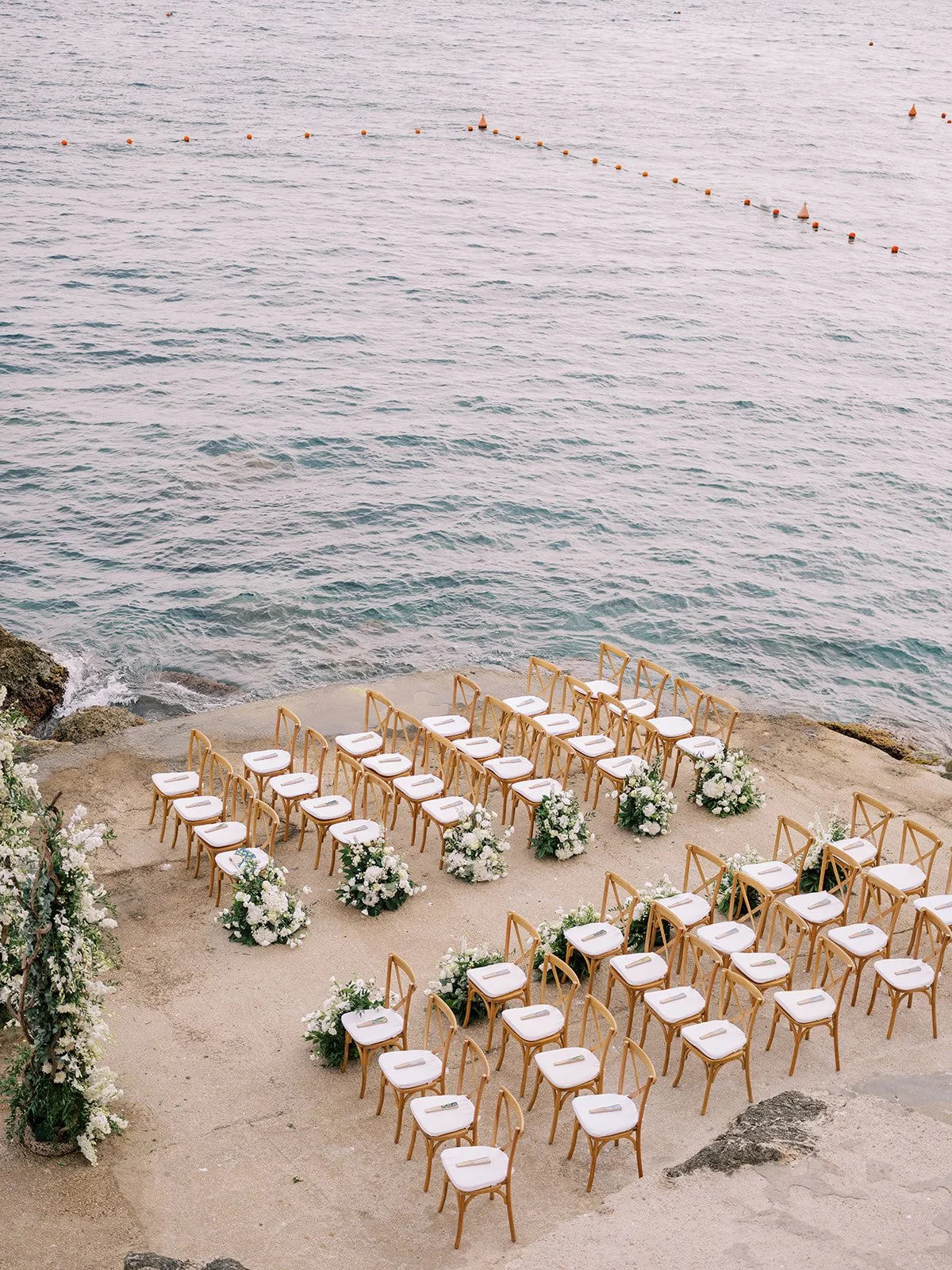Luxury Cliffside Wedding Ceremony in Capri Italy