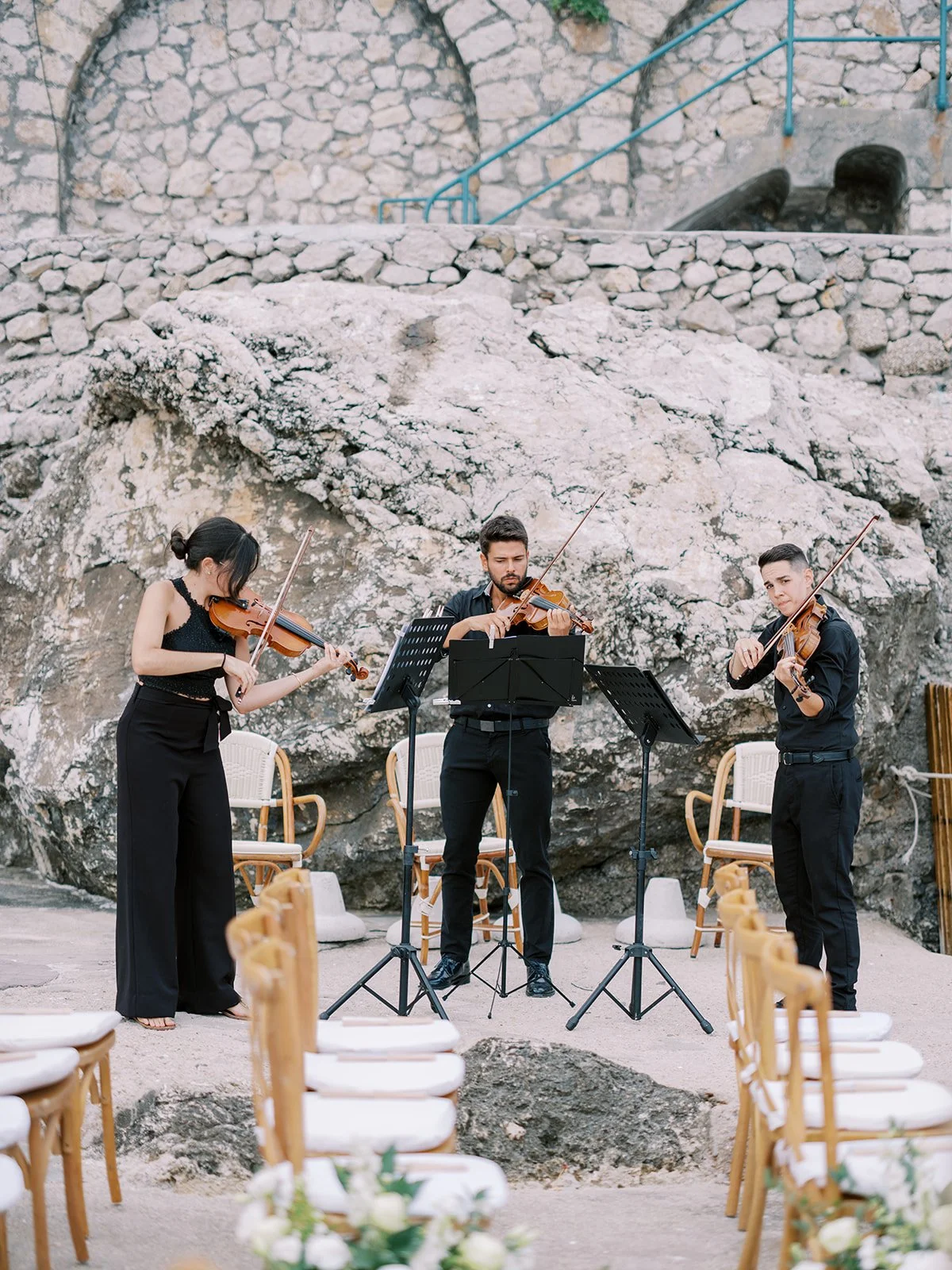 Luxury Cliffside Wedding Ceremony in Capri Italy