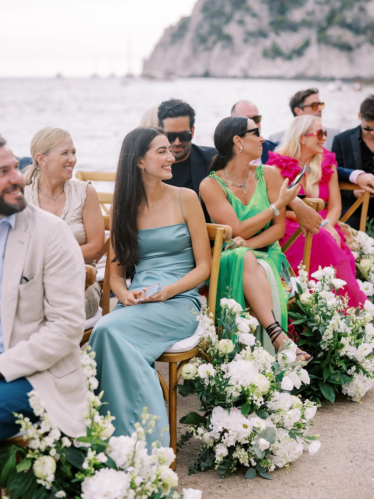 Luxury Cliffside Wedding Ceremony in Capri Italy