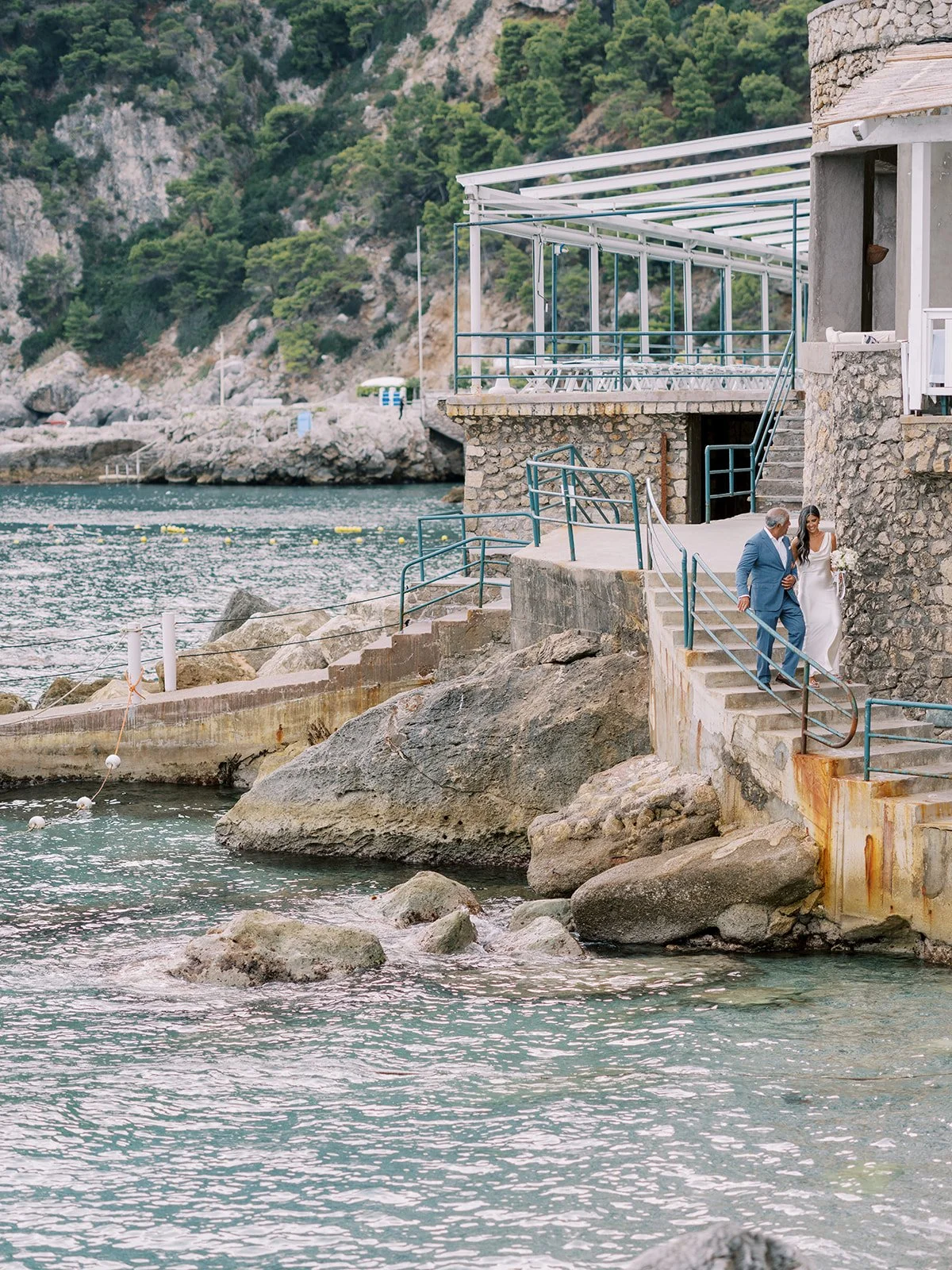 Luxury Cliffside Wedding Ceremony in Capri Italy