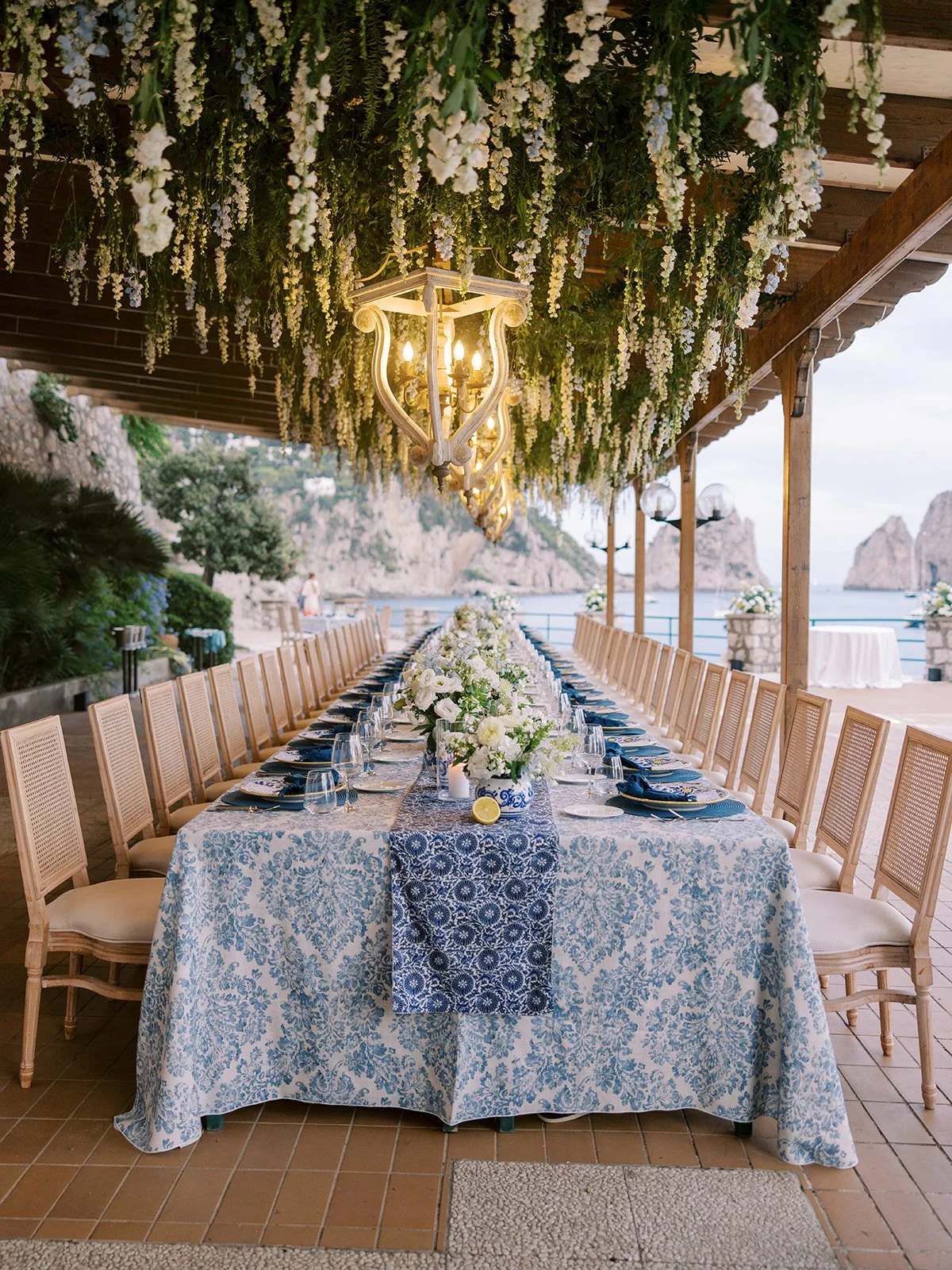 Sunset Wedding Reception Capri Island Italy Luxury Wedding Planning