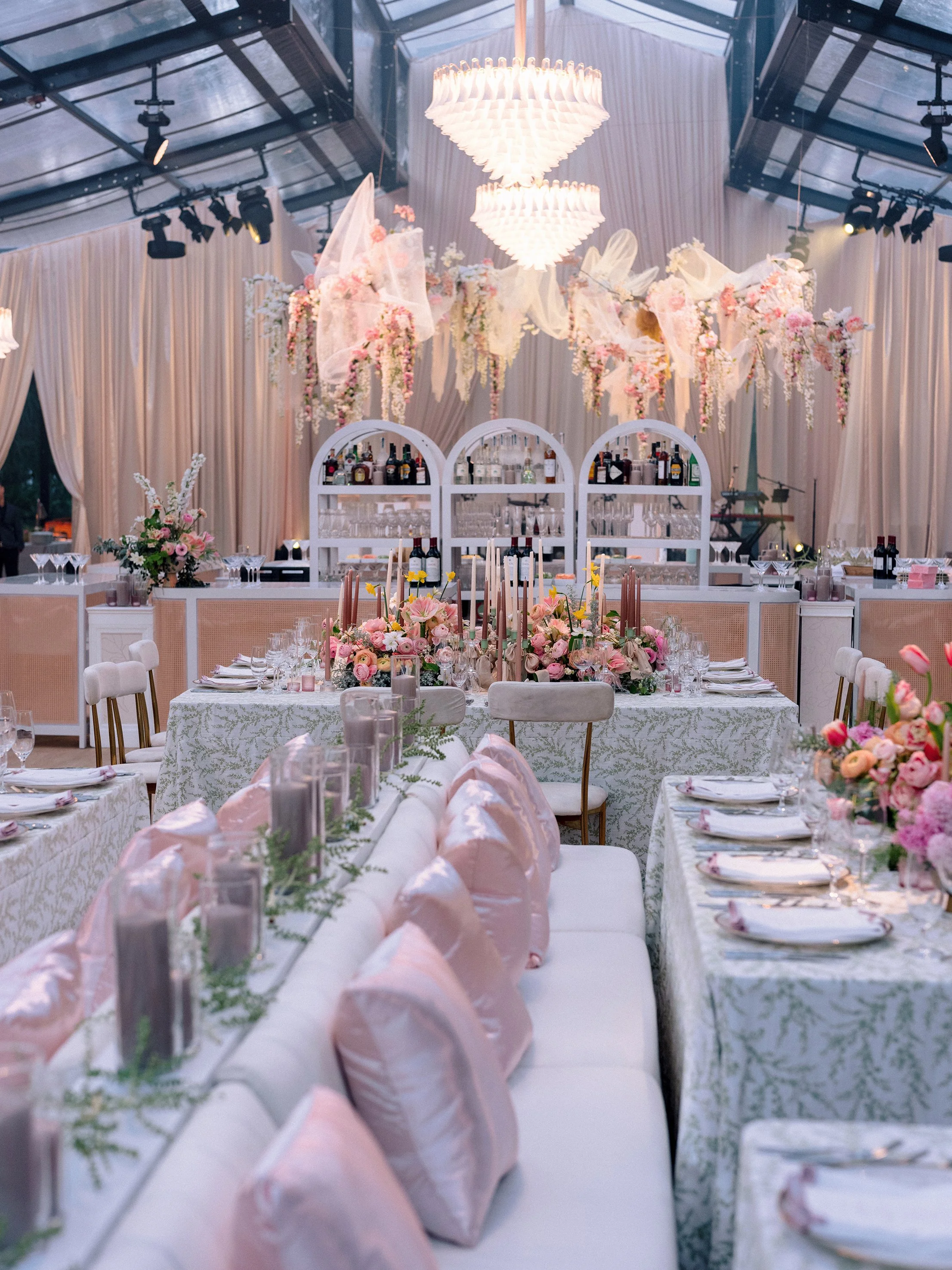 Luxury Tropical Wedding Reception Ocean Club Four Seasons