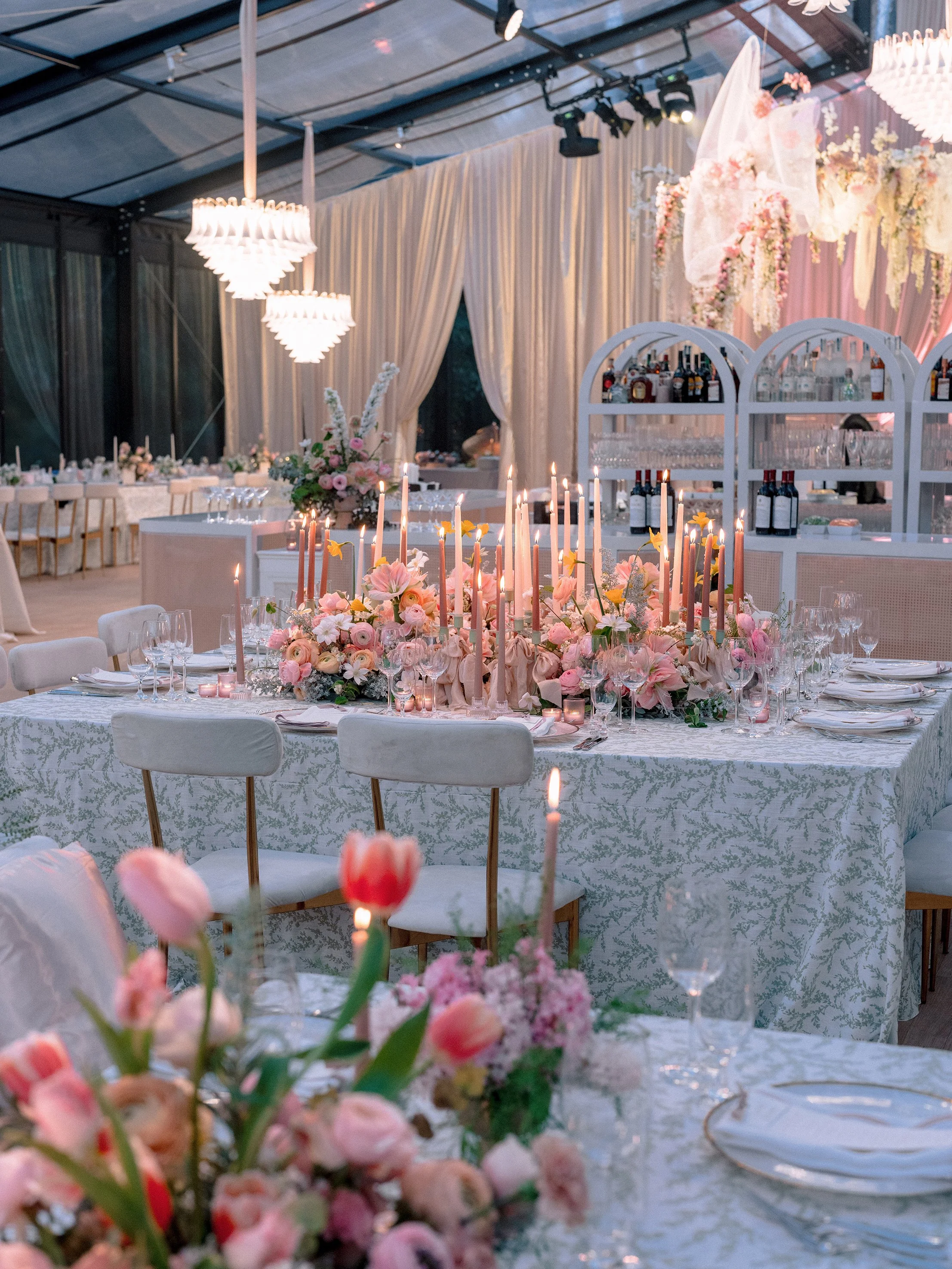 Luxury Tropical Wedding Reception Ocean Club Four Seasons
