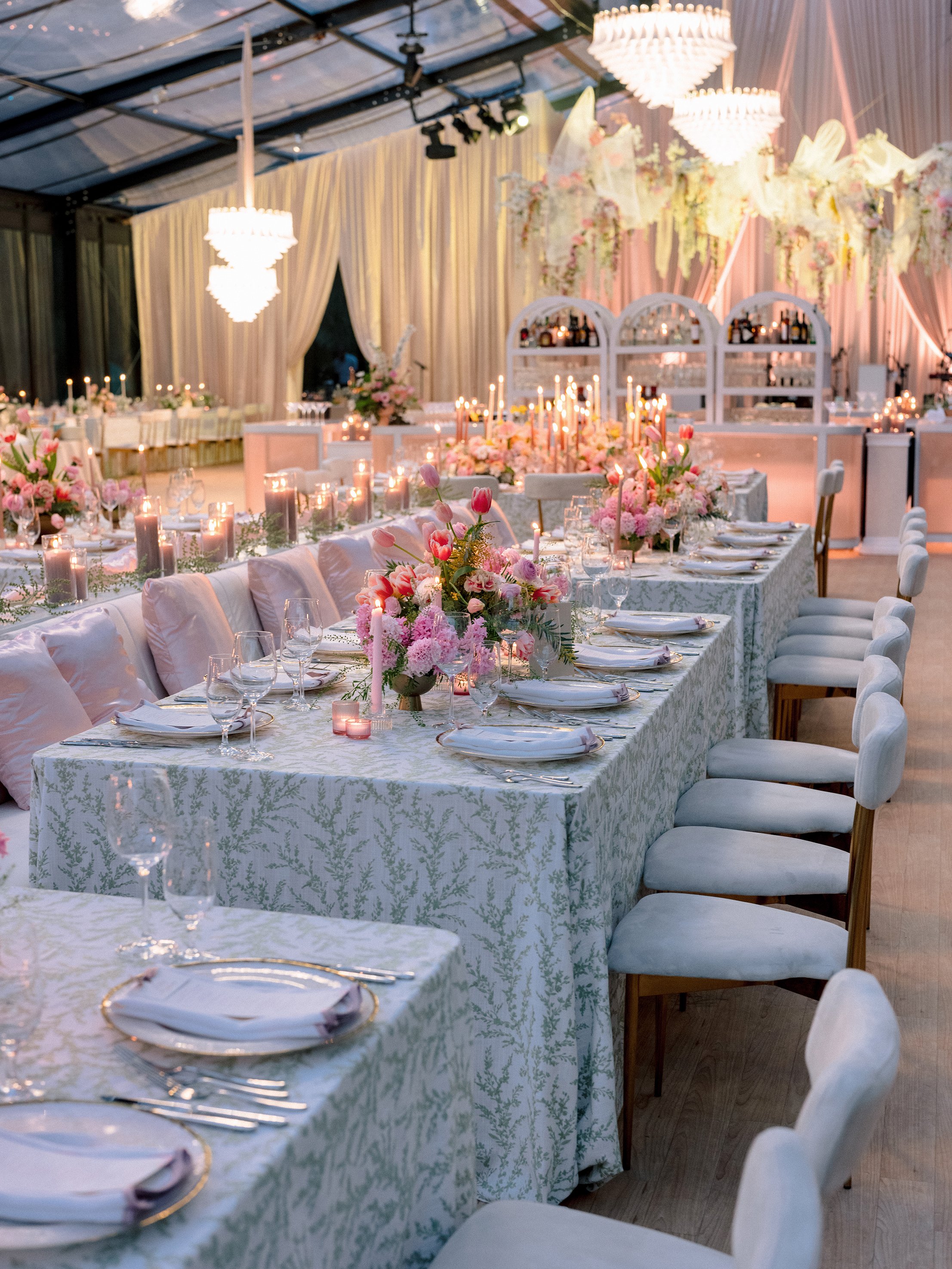 Luxury Tropical Wedding Reception Ocean Club Four Seasons