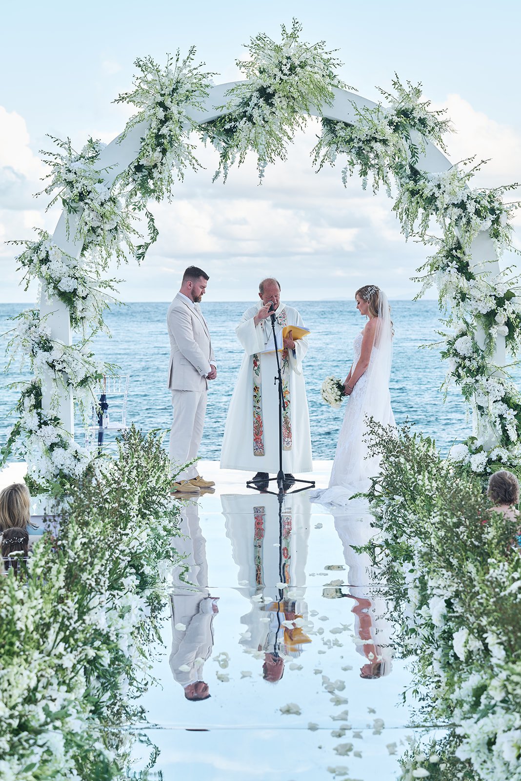 Luxury Beach Wedding Ceremony St. Barths Island