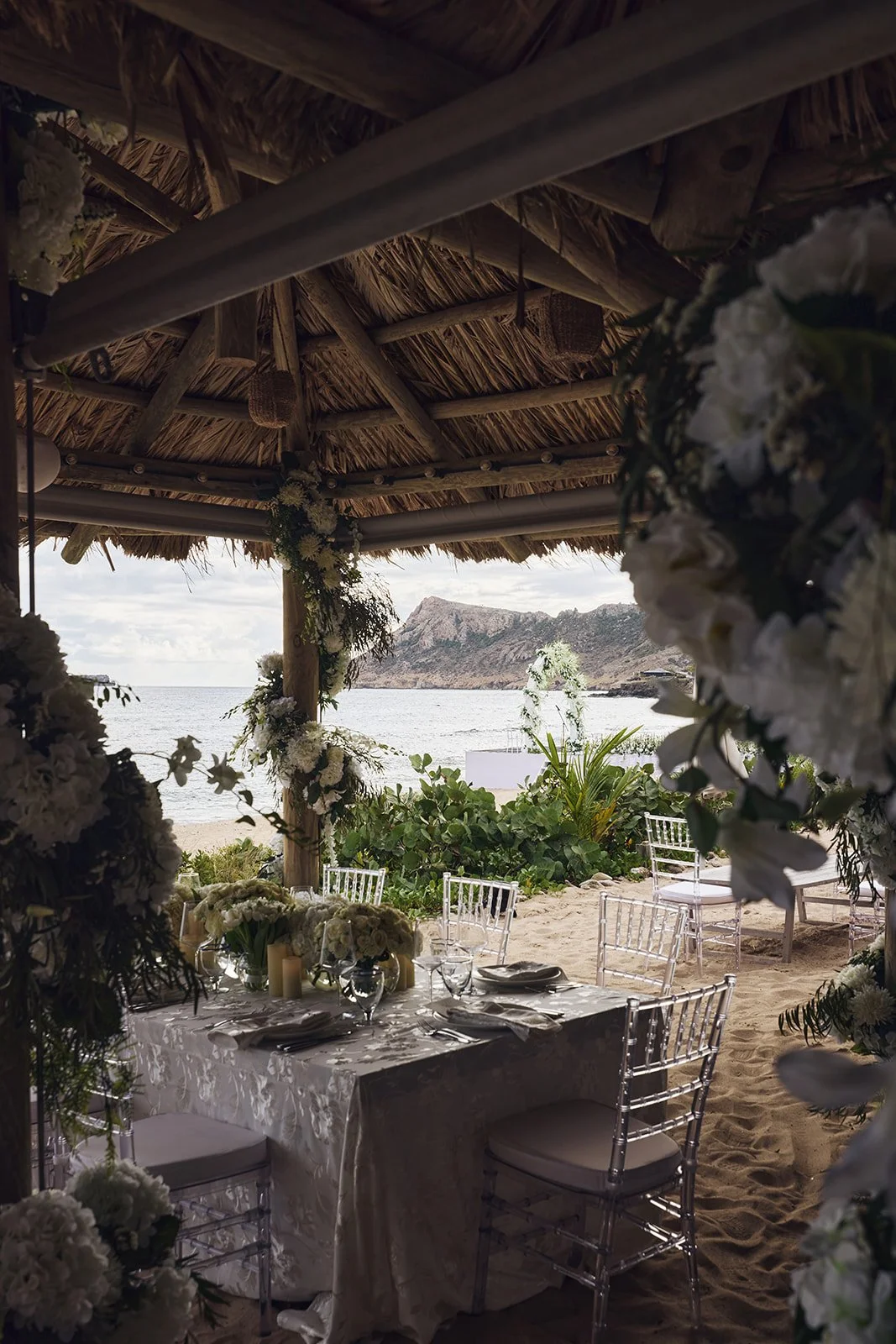 High-End Beachside Wedding Reception St. Barths Caribbean