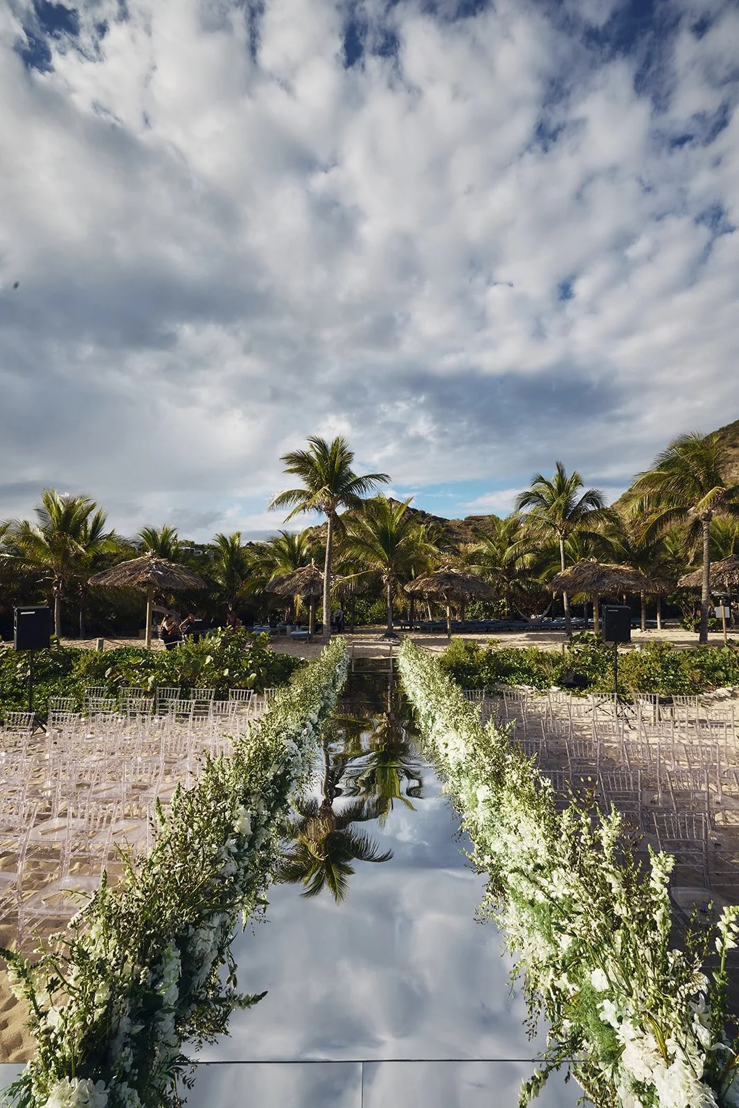 Luxury Destination Wedding Ceremony St. Barths Beach