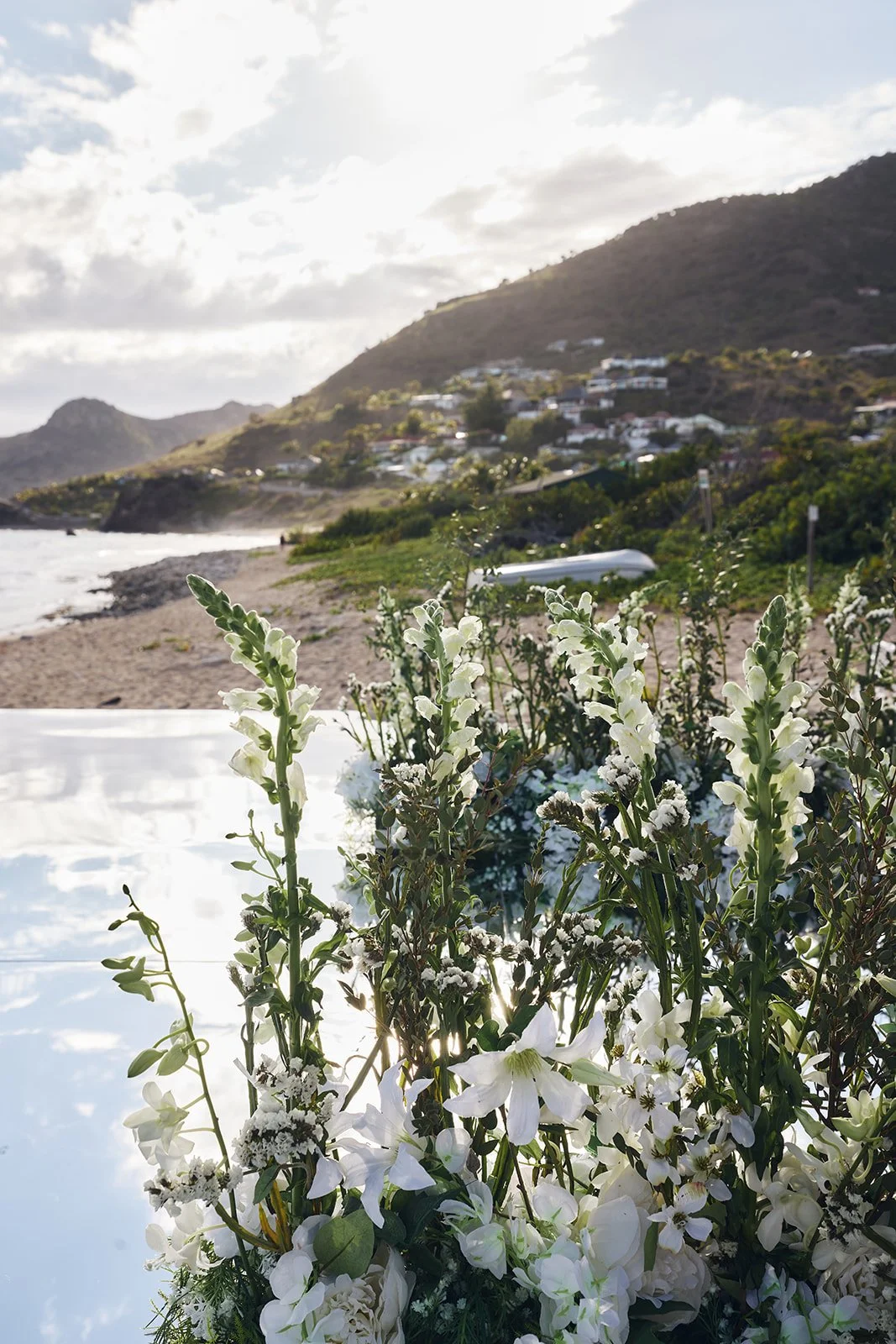 Luxury Beach Wedding Ceremony St. Barths Island