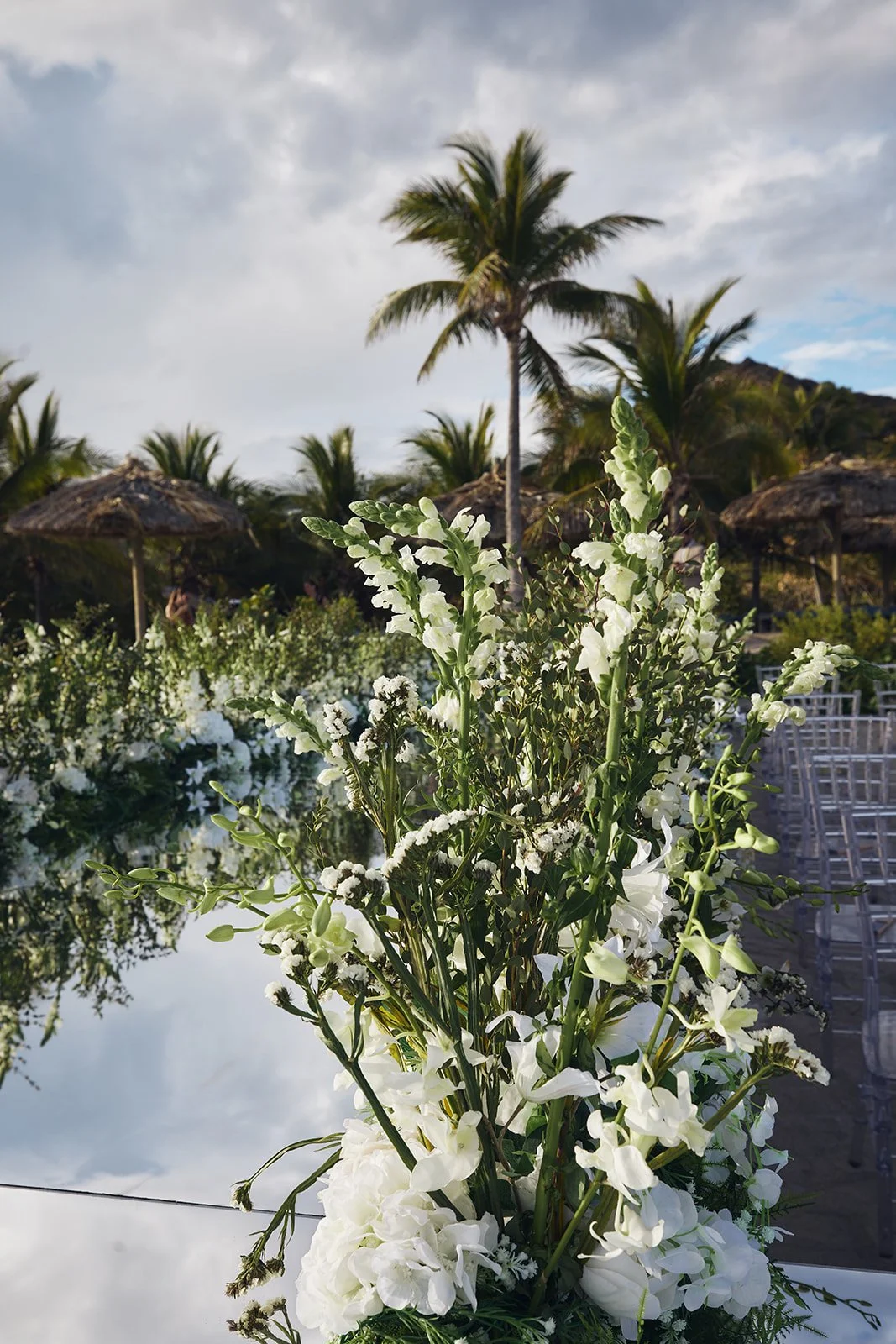 High-End Beachside Wedding Reception St. Barths Caribbean