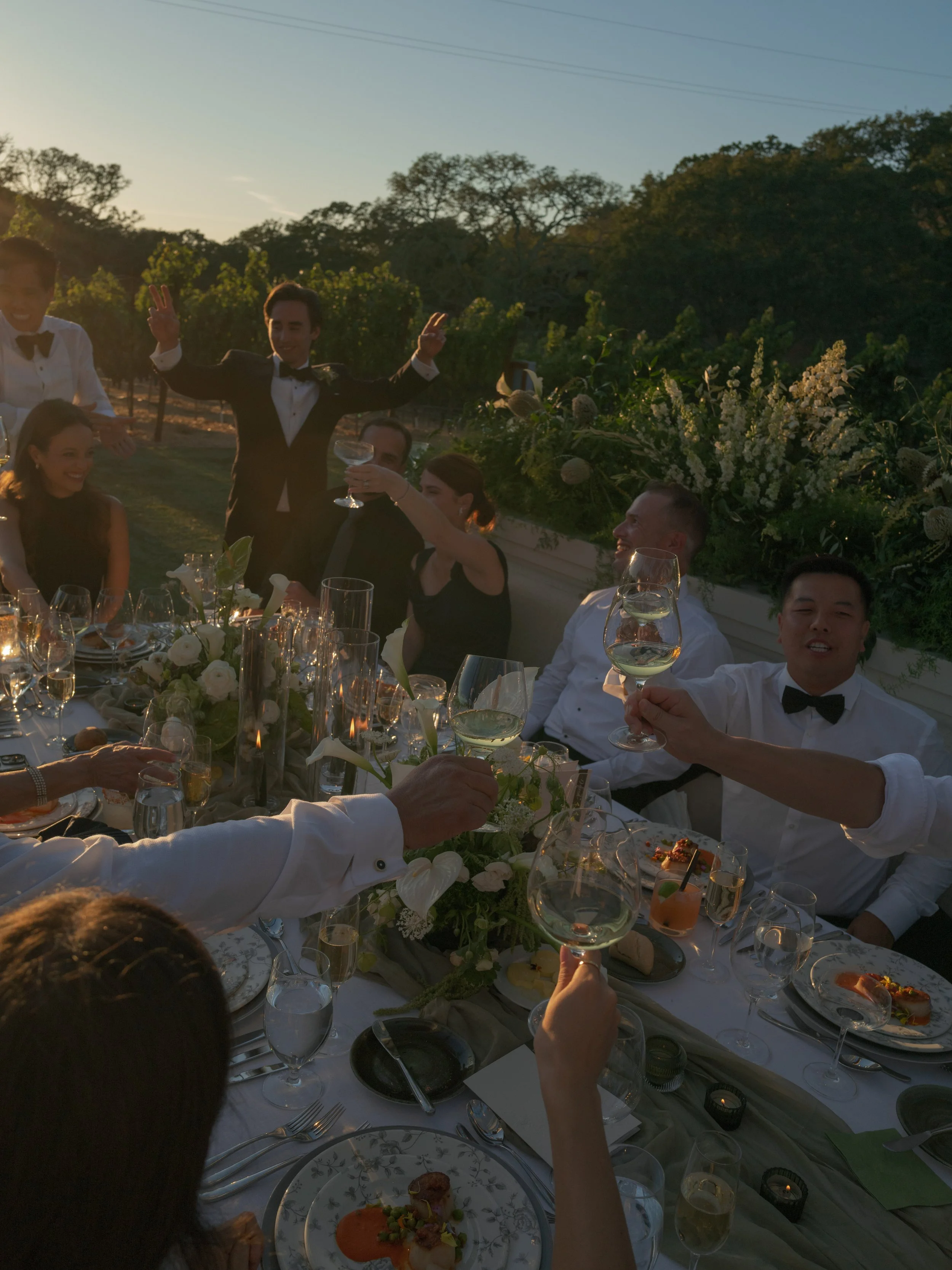 Luxury Wine Country Wedding Reception Montage Healdsburg California
