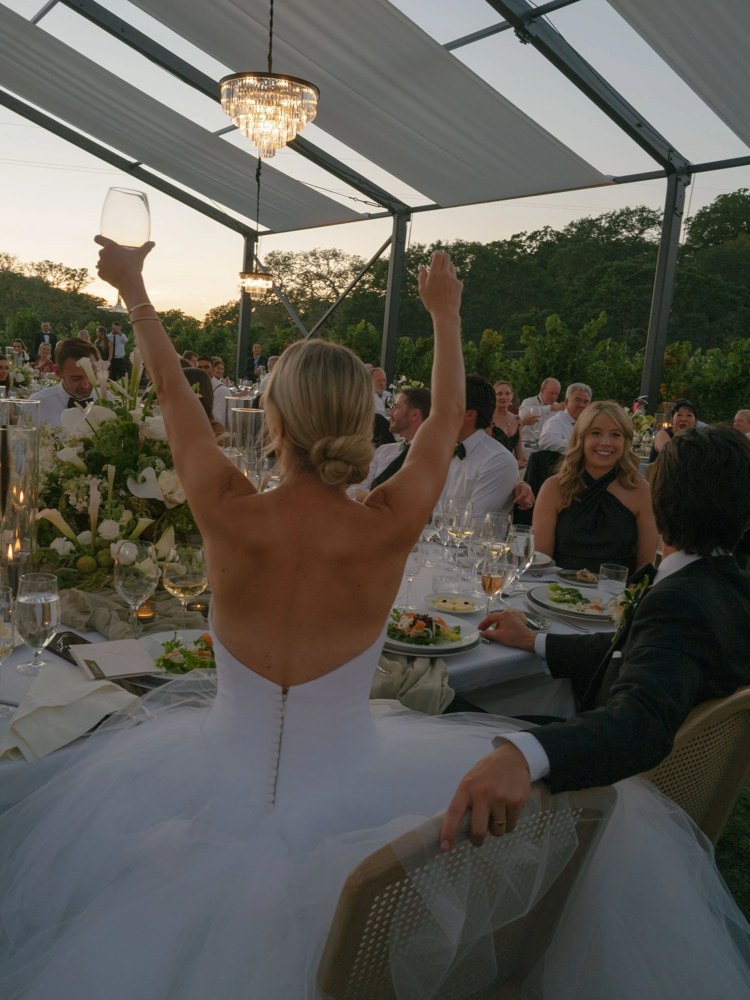 Luxury Wine Country Wedding Reception Montage Healdsburg California