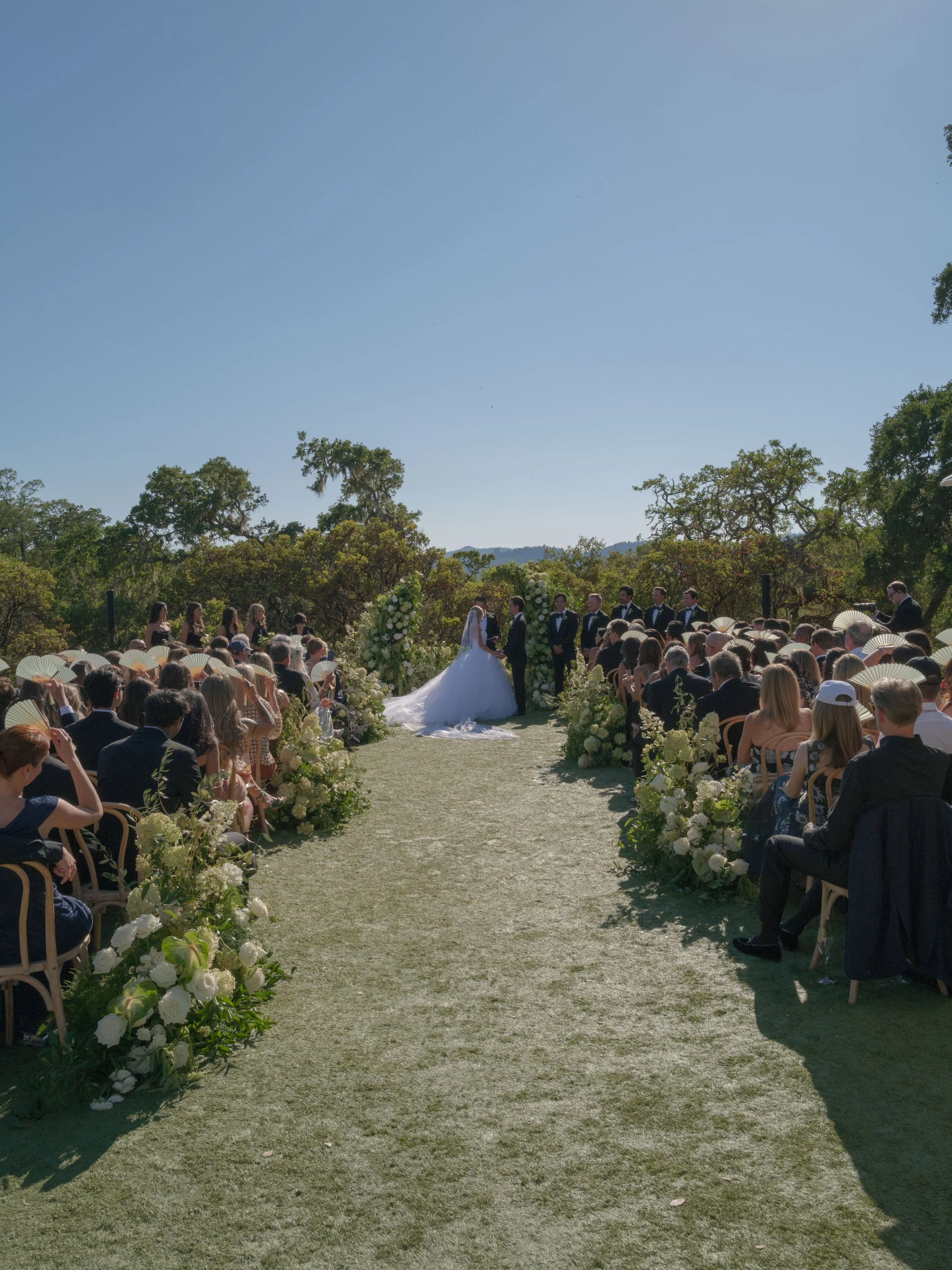 Luxury Vineyard Wedding Ceremony Montage Healdsburg