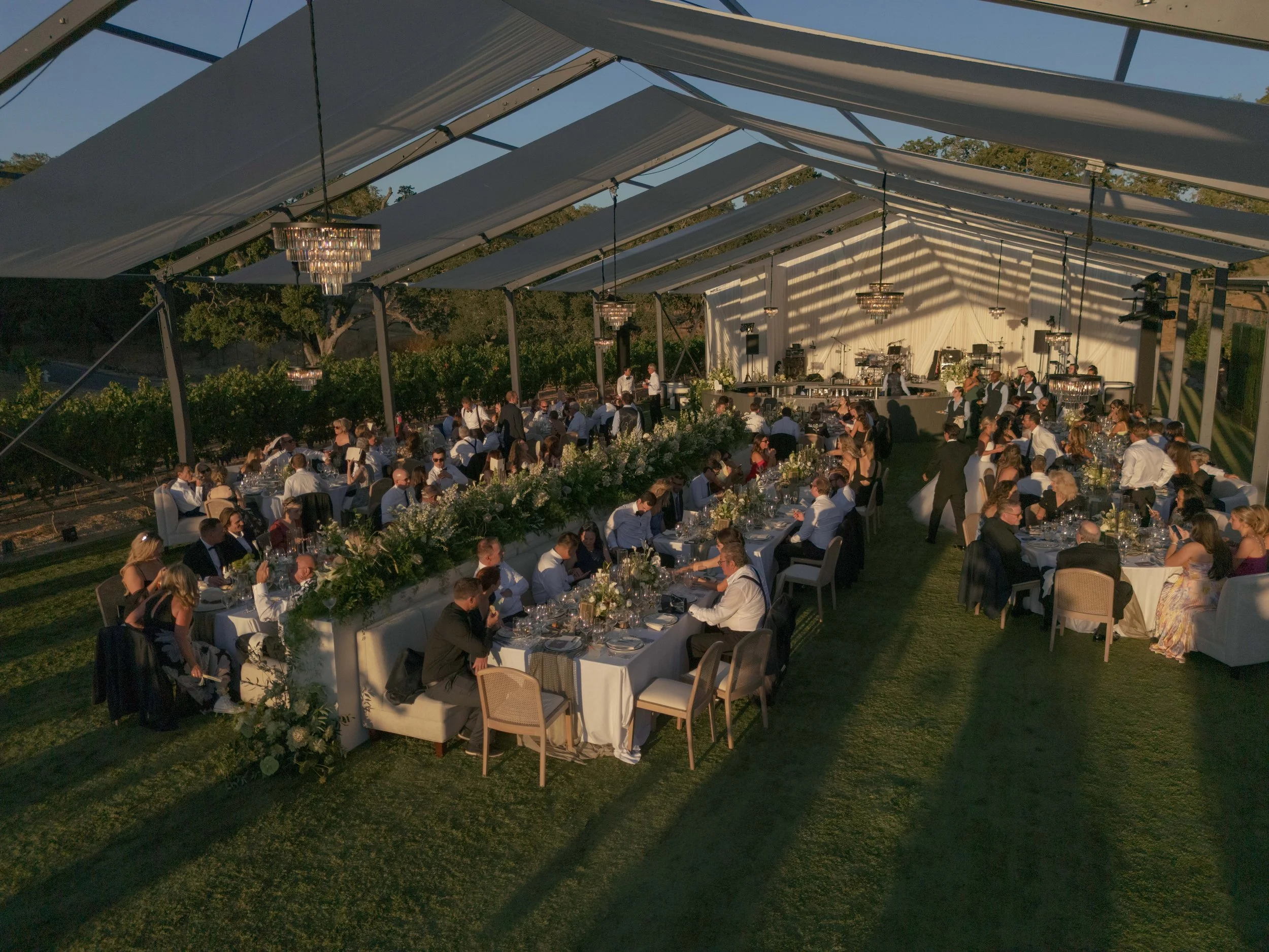 Luxury Wine Country Wedding Reception Montage Healdsburg California