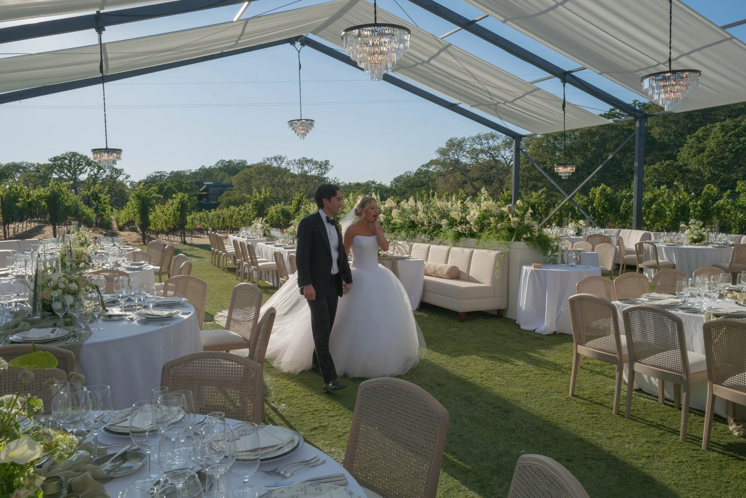 Luxury Wine Country Wedding Reception Montage Healdsburg California