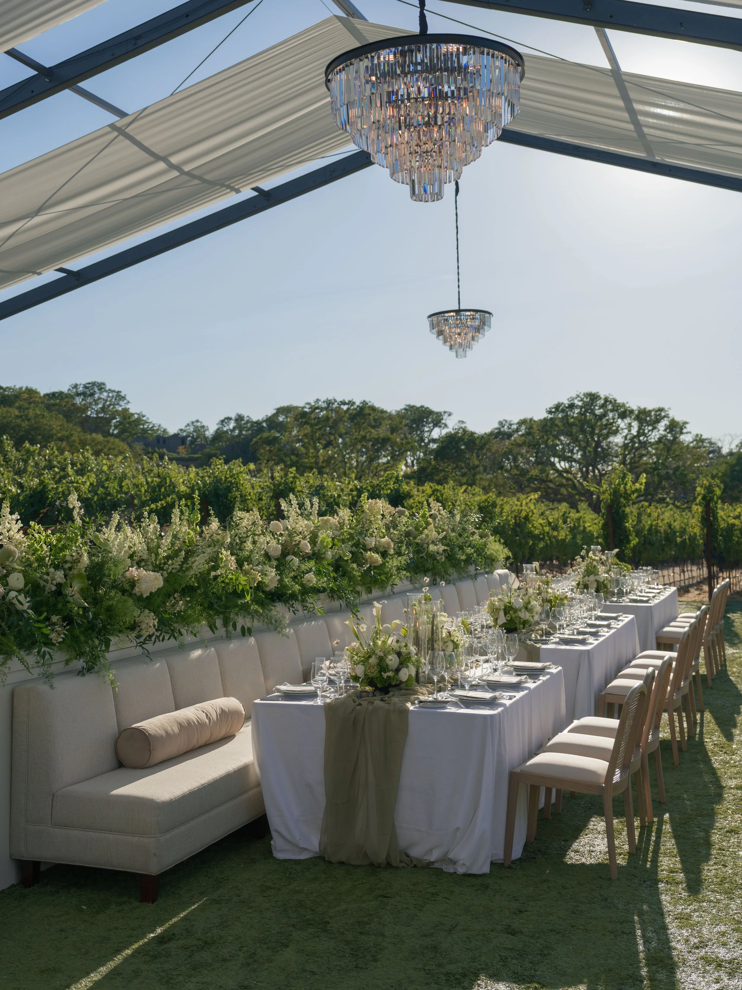 Luxury Wine Country Wedding Reception Montage Healdsburg California