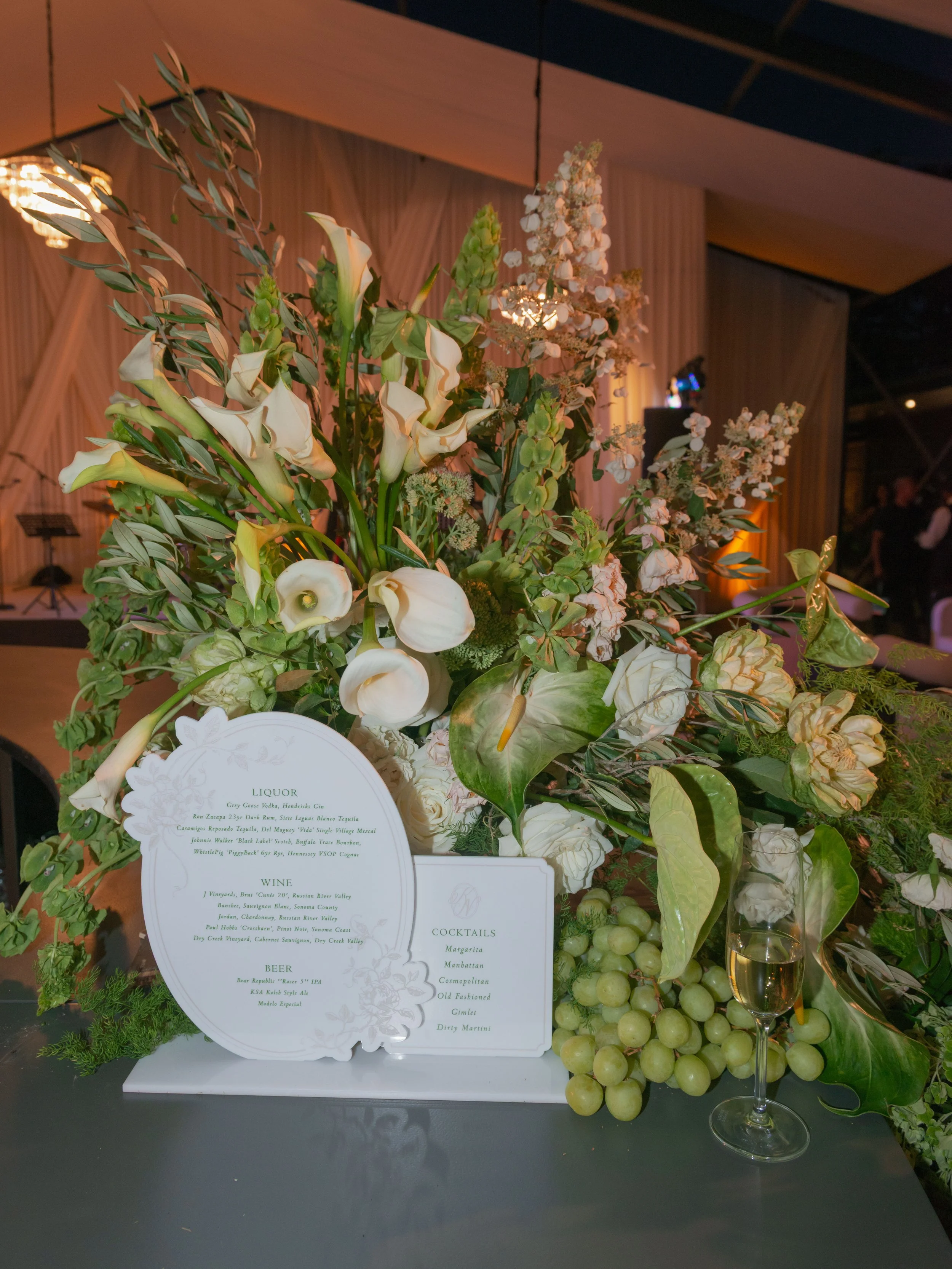 Luxury Wine Country Wedding Reception Montage Healdsburg California