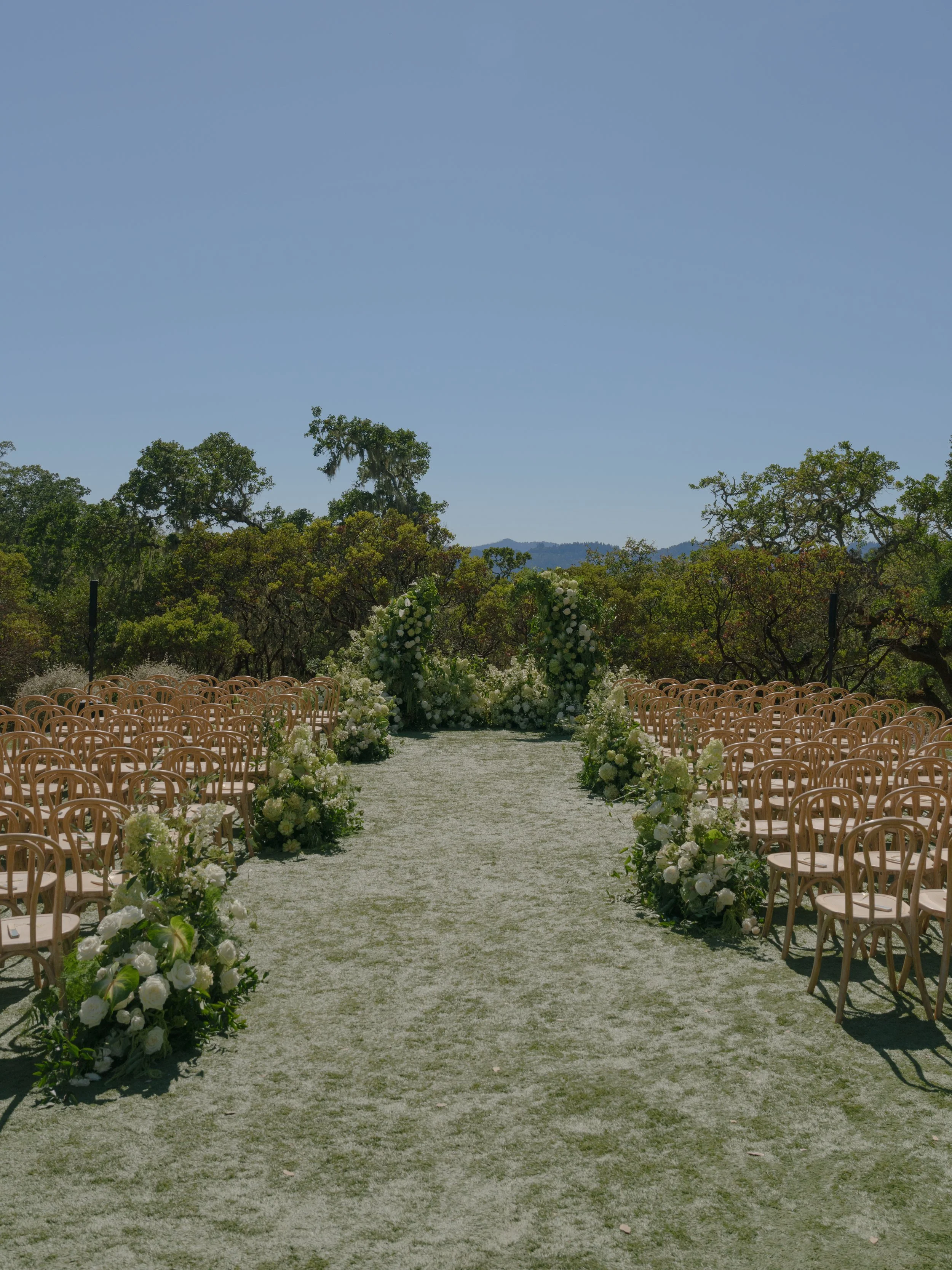 Luxury Vineyard Wedding Ceremony Montage Healdsburg