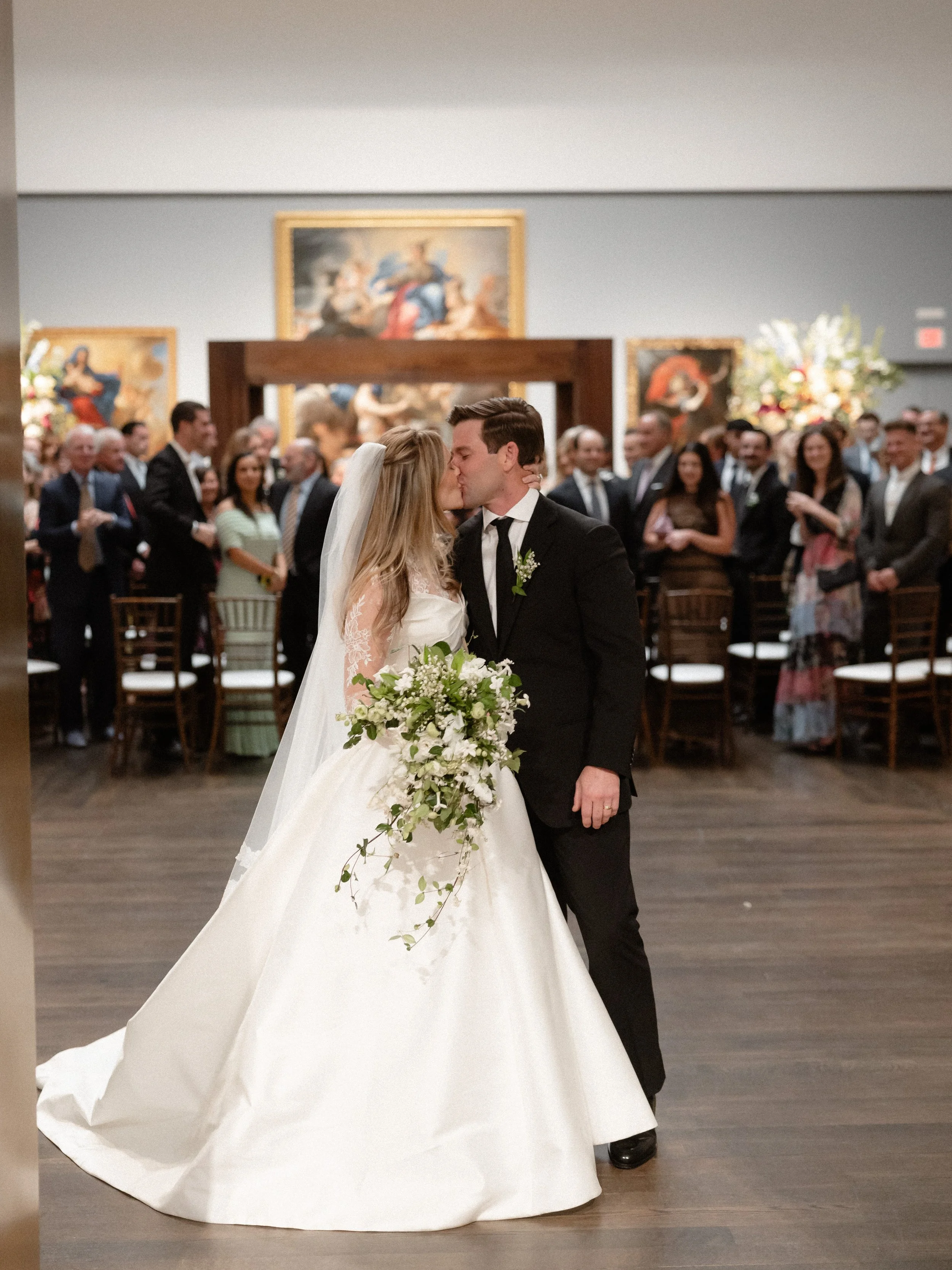 Luxury Wedding Ceremony Houston Museum of Fine Arts Texas
