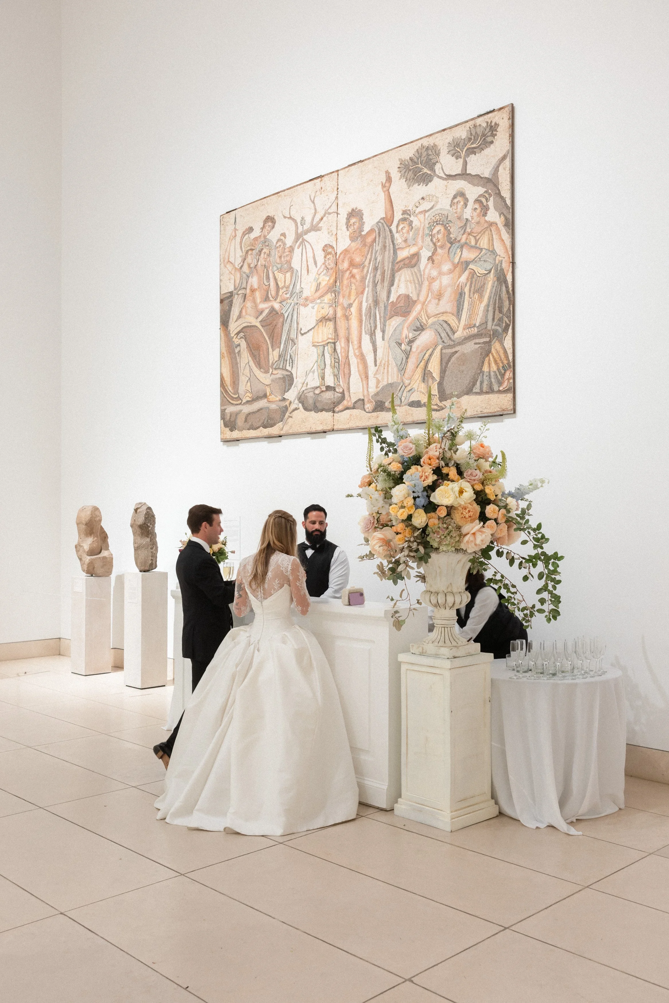 Luxury Wedding Ceremony Houston Museum of Fine Arts Texas