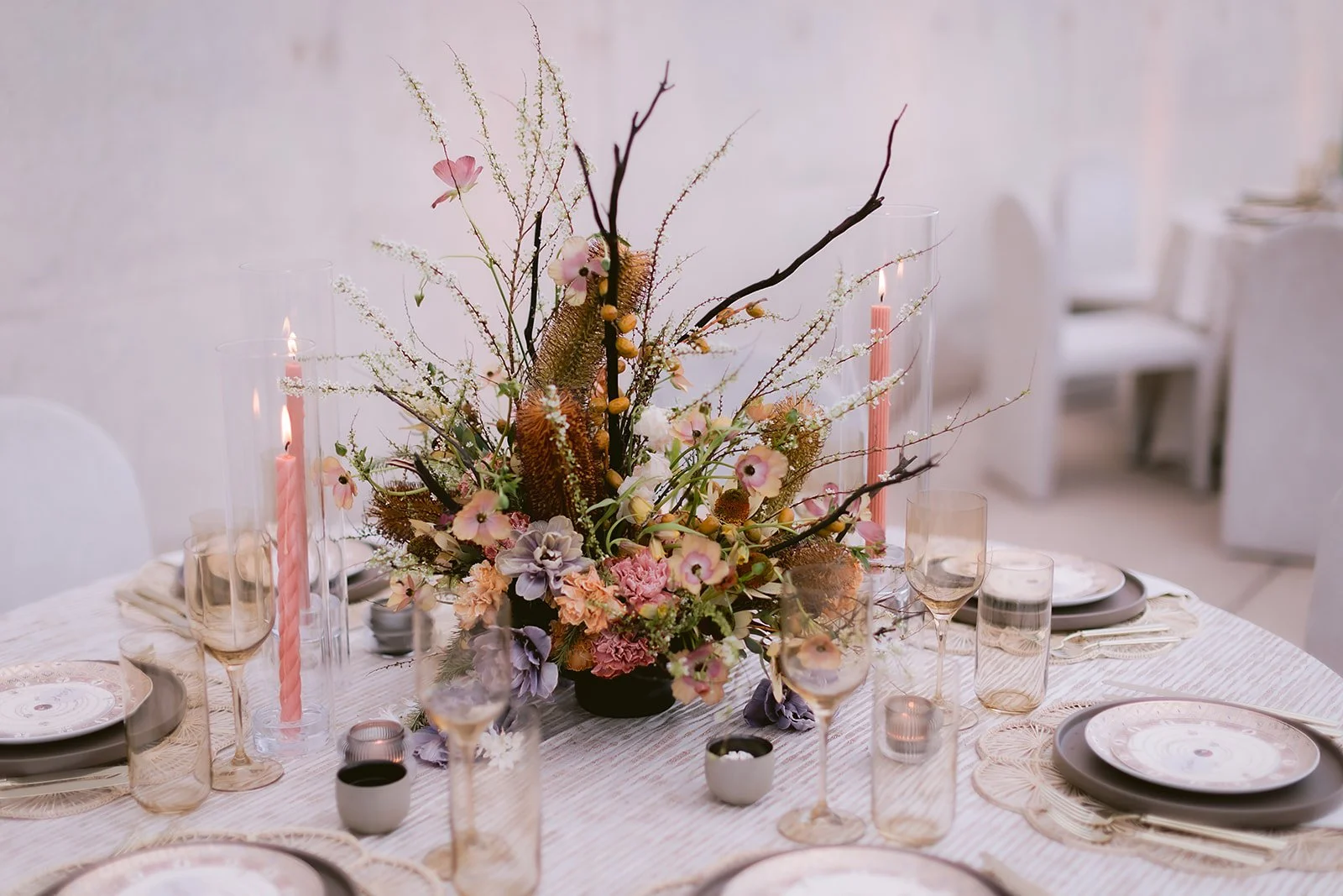 Melanie Dune Theoni Linen Tablescape