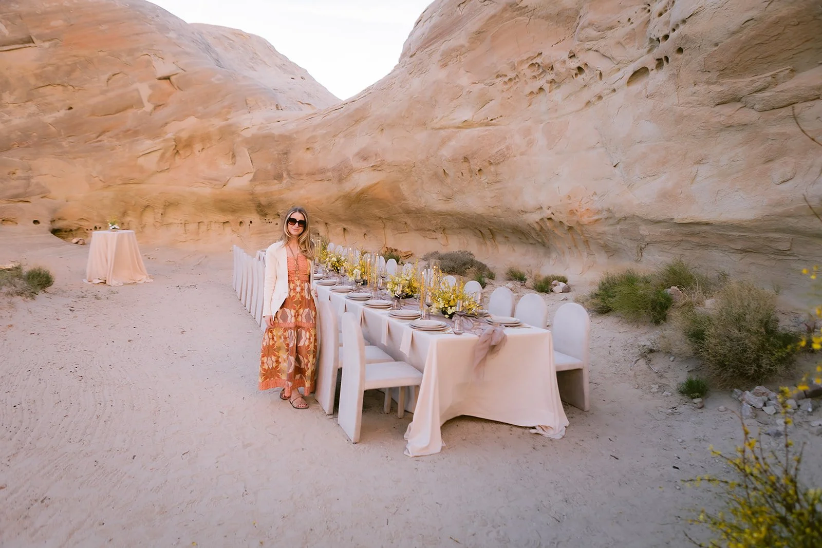 Dinner Setup at Ravens Nest
