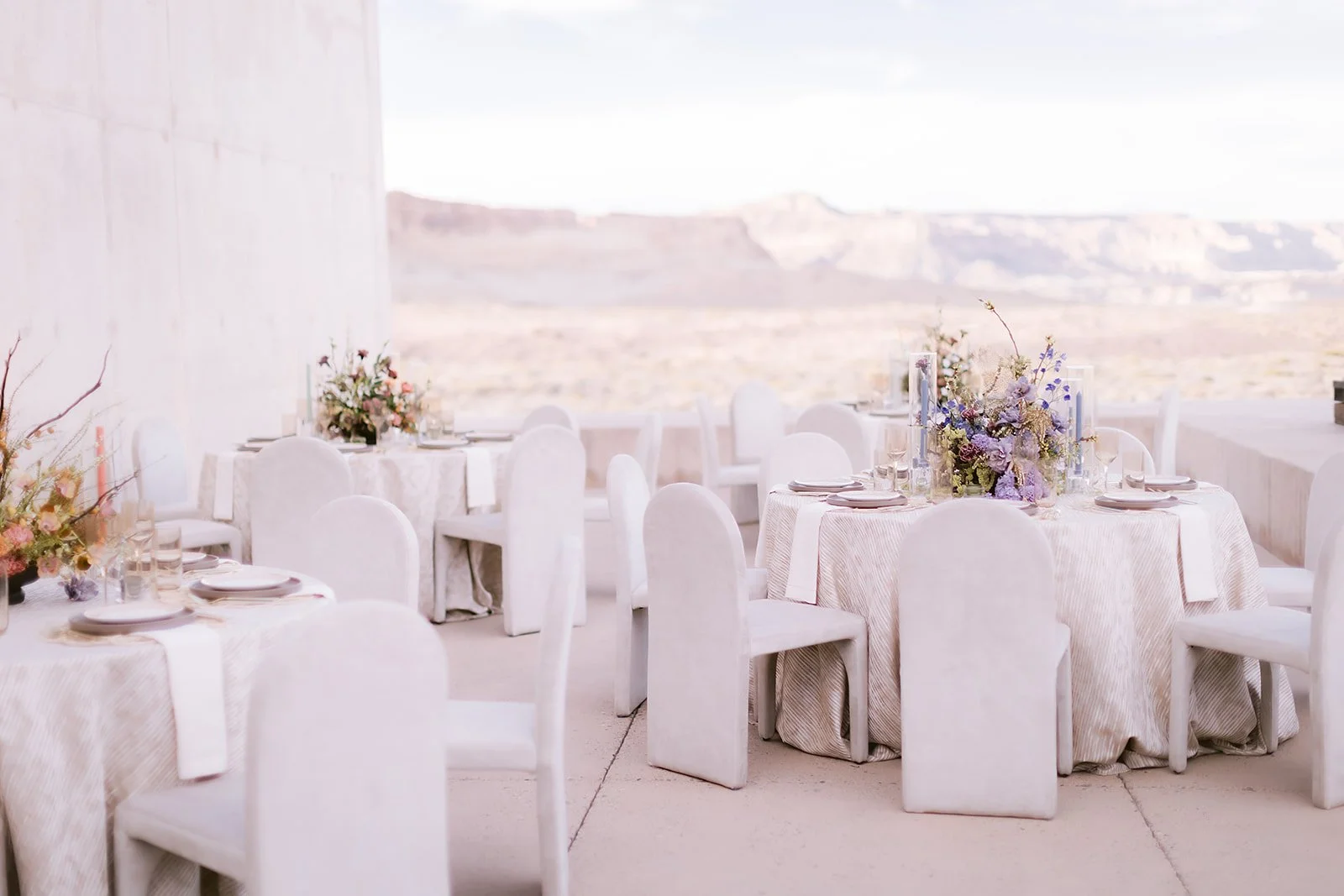 Reception at Desert Lounge at Amangiri
