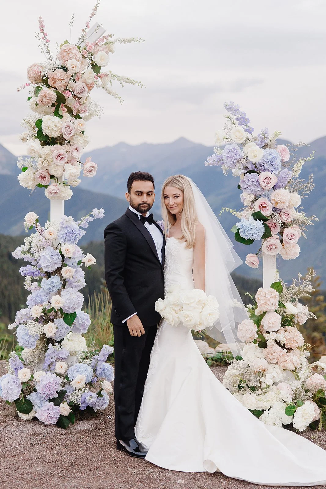 Bride and Groom Portraits at the Sun Deck