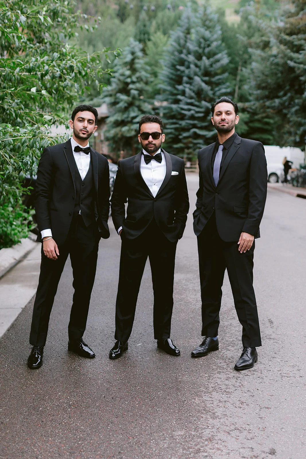 Dapper Groom and Groomsmen Portrait