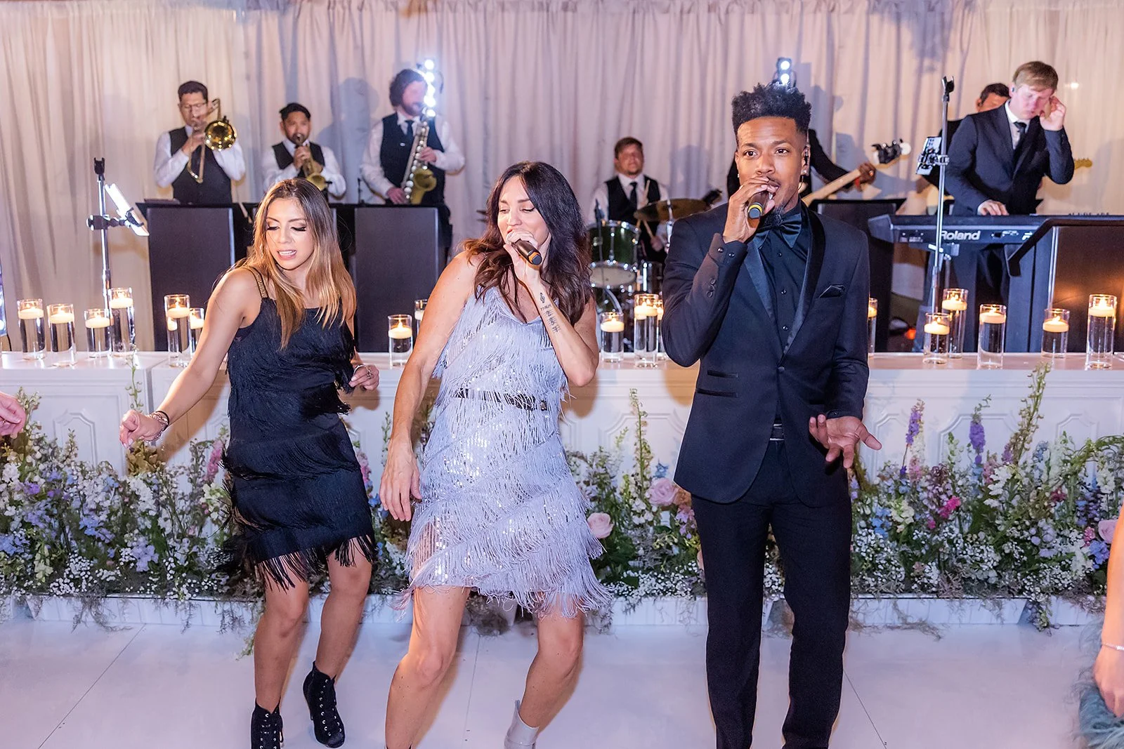Jordan Kahn Band Grooving on Dance Floor
