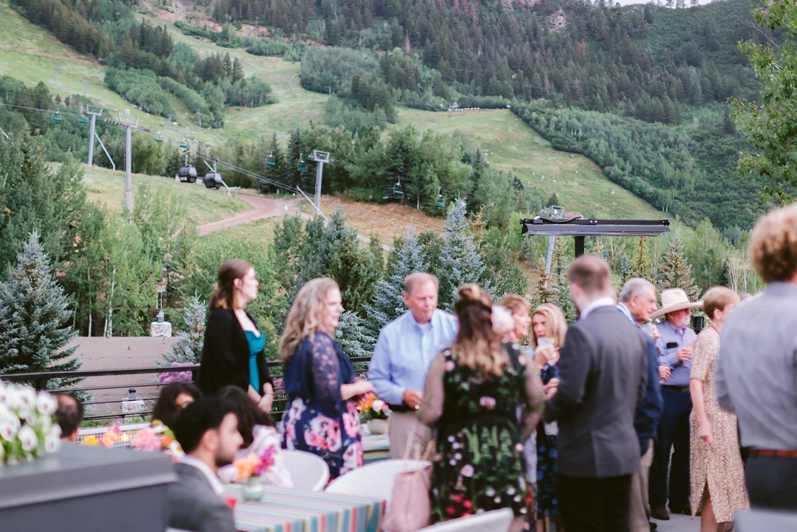 View from the WET Deck at W Aspen