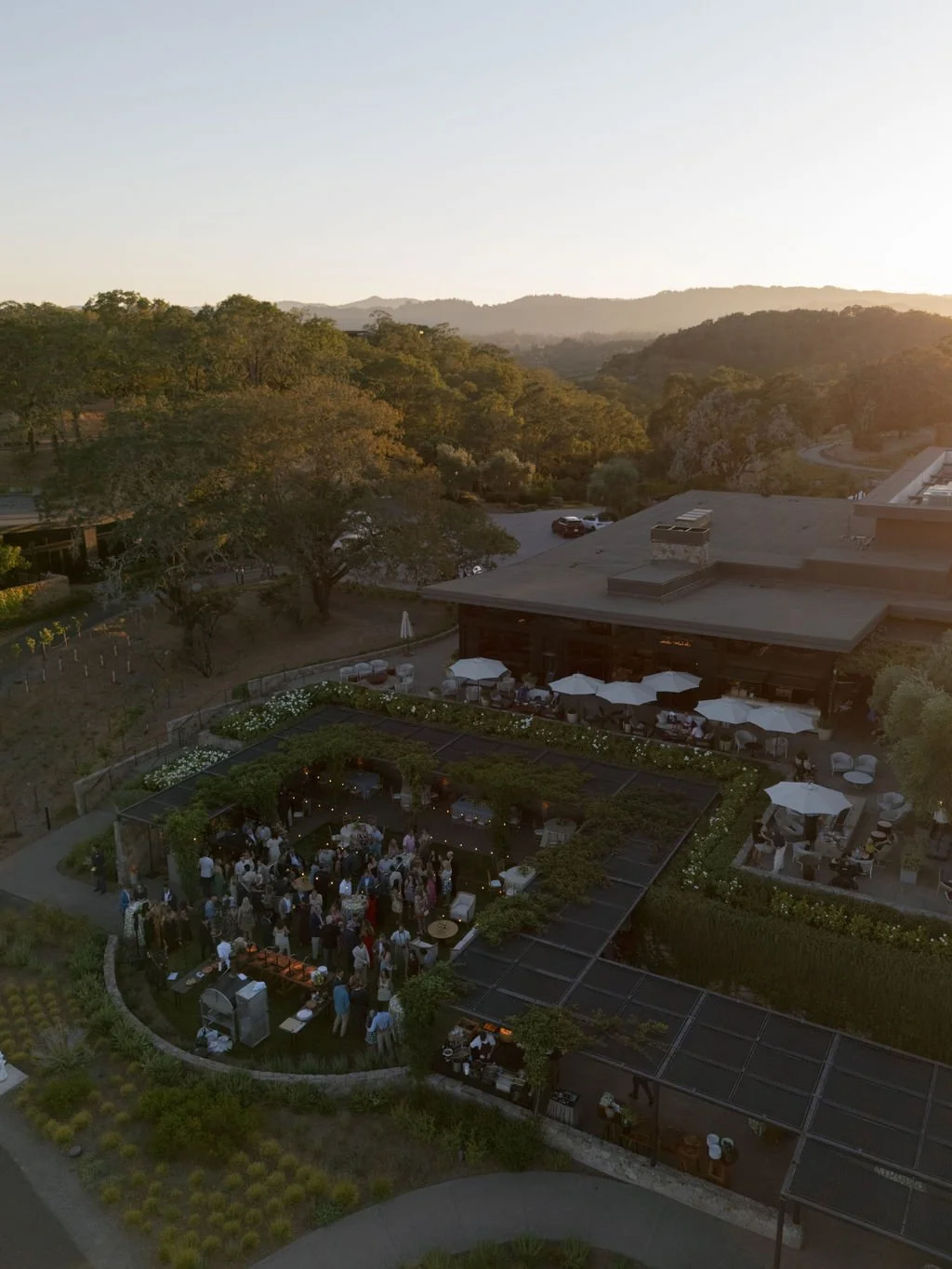 Montage Healdsburg Drone View