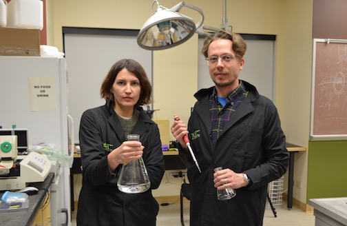 Preparing to test water at COALESCE!